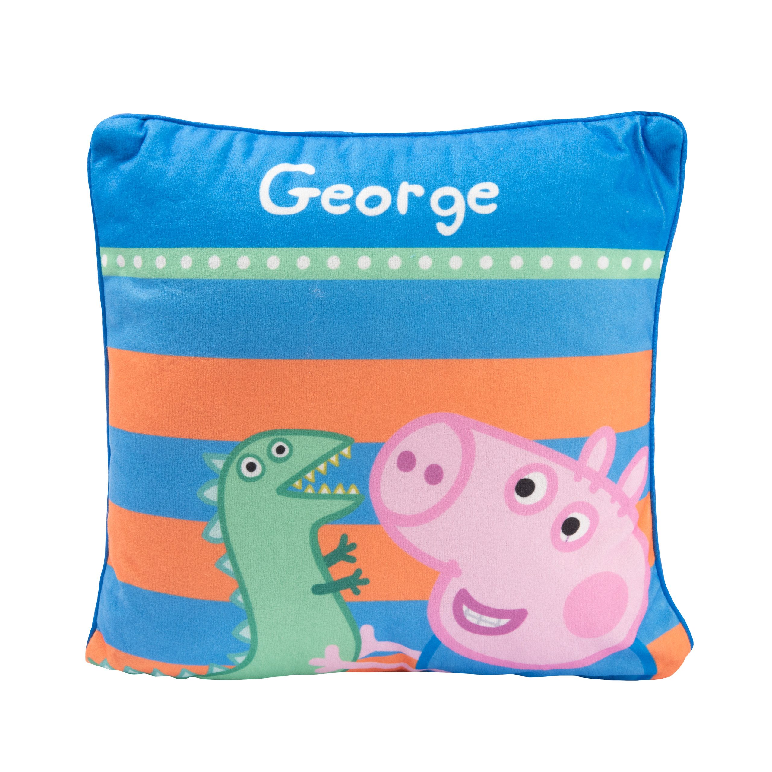 United Labels® Dekokissen Peppa Wutz - George Schorsch, 30 x 30 cm