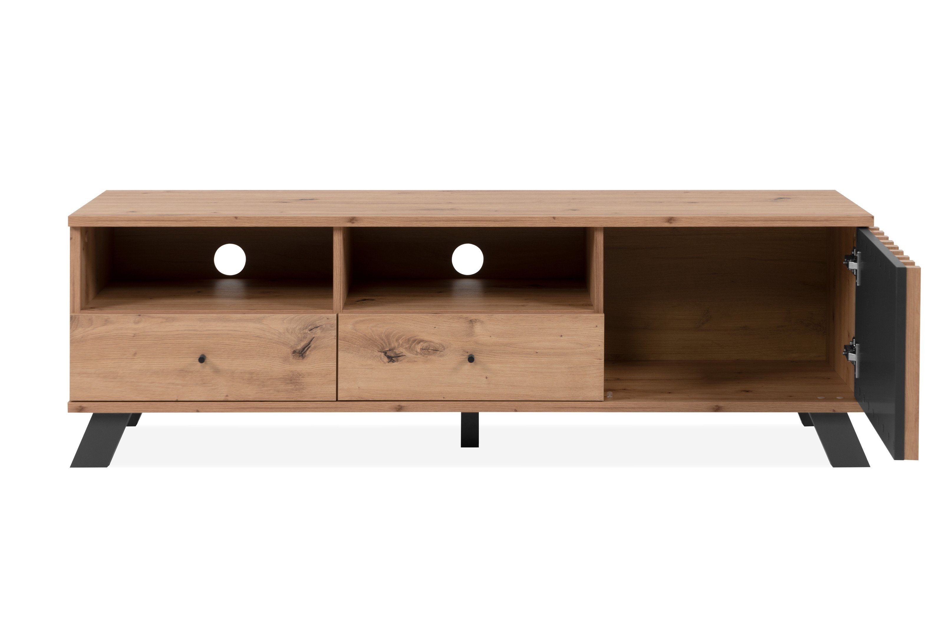 freiraum TV-Board Medan 56A, in Artisan Oak / Anthrazit