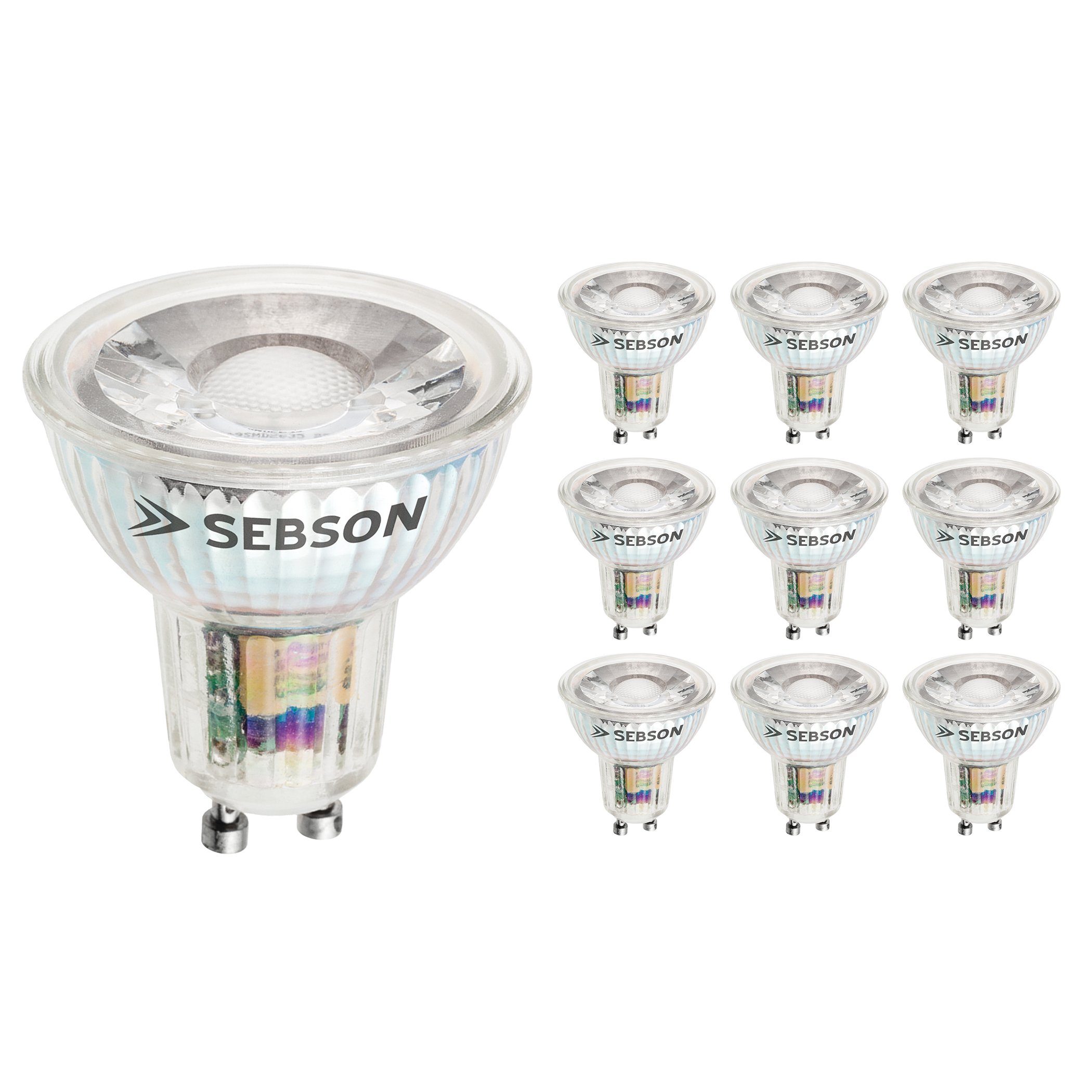 SEBSON LED-Leuchtmittel GU10 LED Lampe 5W warmweiß 380lm 3000K 230V Leuchtm günstig online kaufen