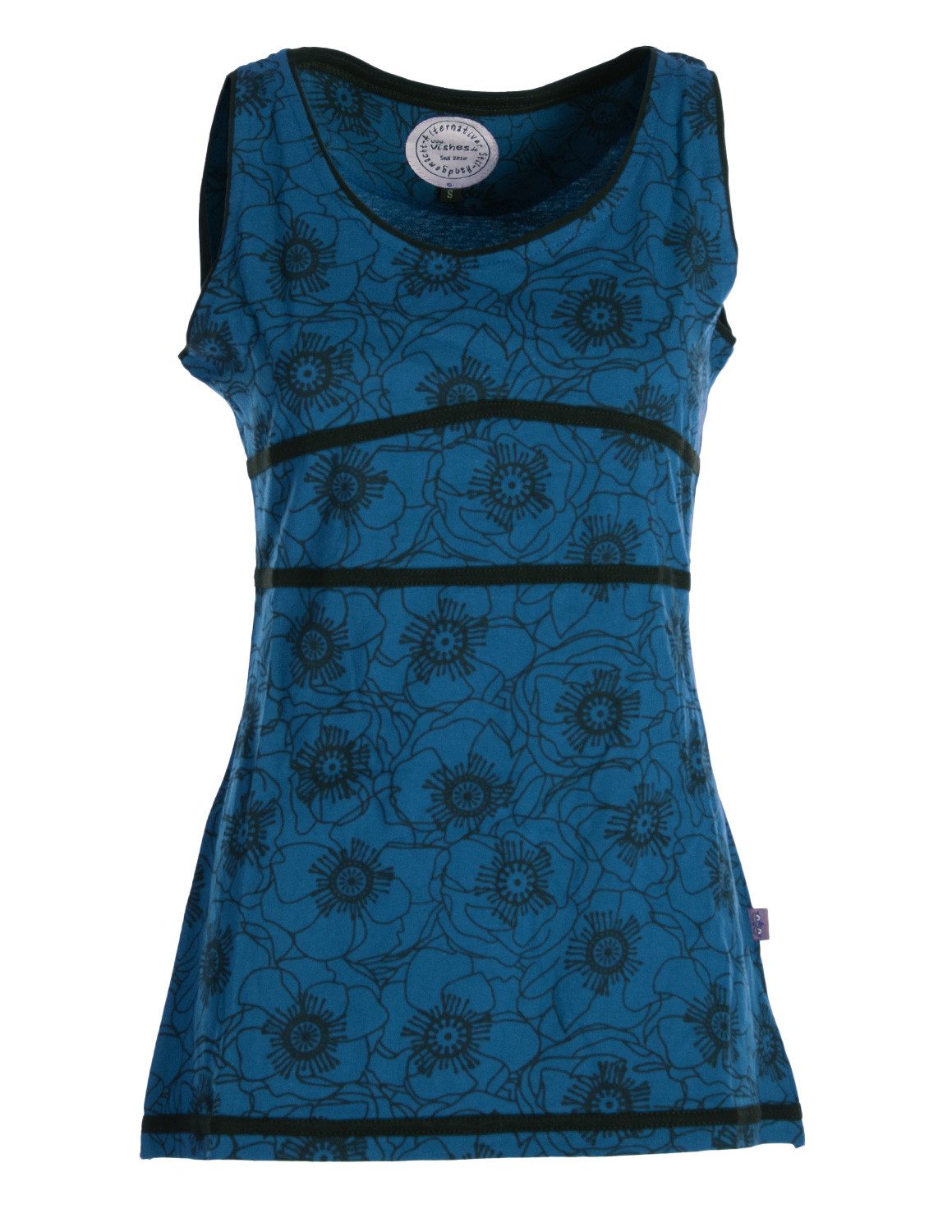Vishes Shirttop Damen Sommer-Top Tank-Top Blümchen günstig online kaufen