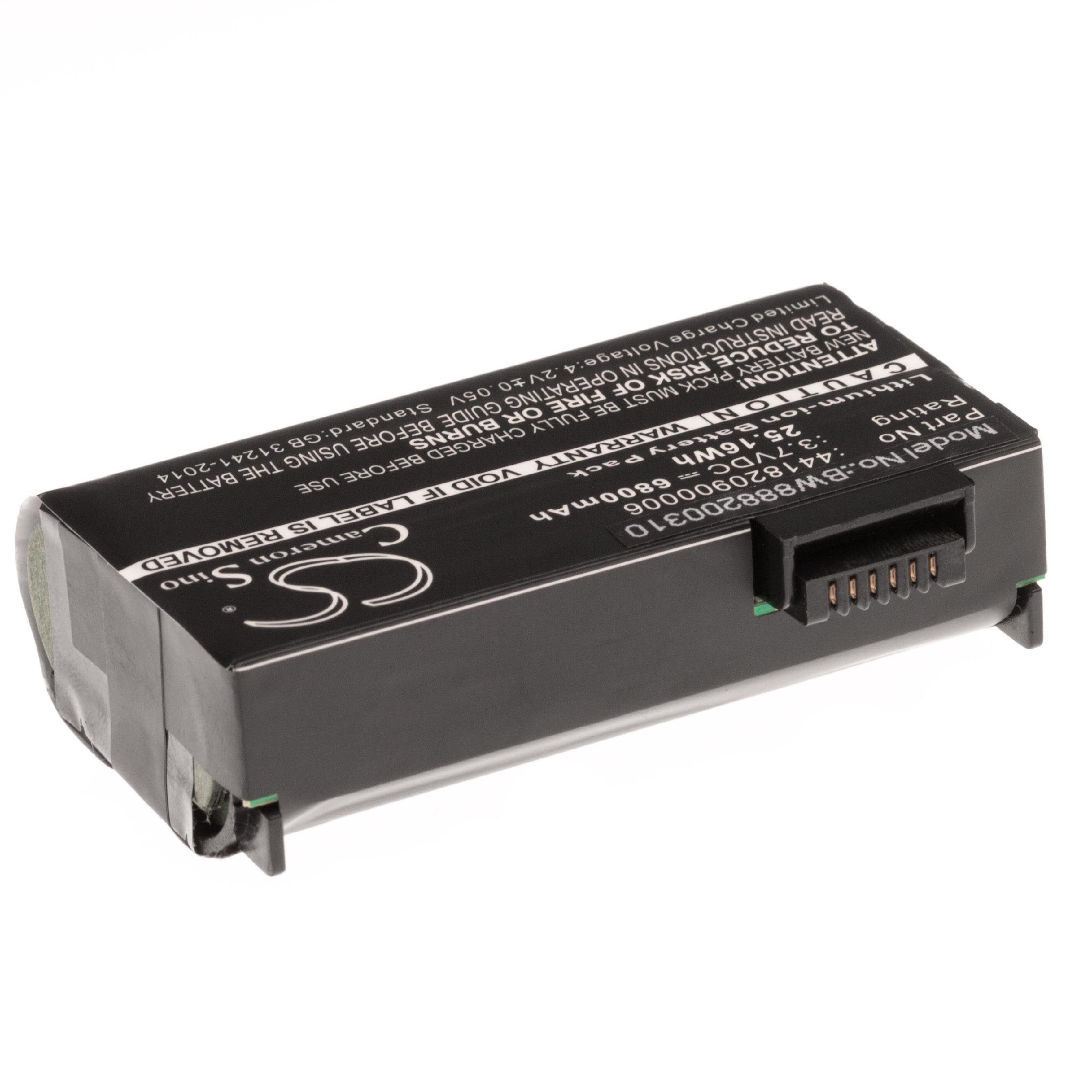 vhbw kompatibel mit 6800 Sokkia Akku SHC-336 Li-Ion SHC-236, (3,7 mAh V)