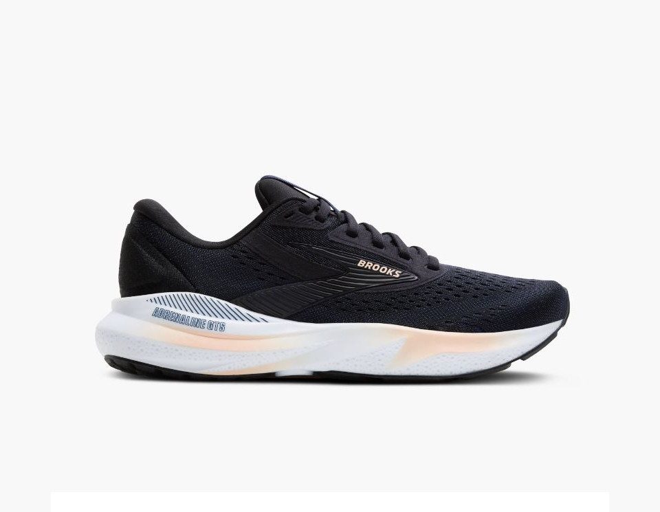 Brooks Adrenaline GTS 24 BLACK/PEACH/PEACOAT Laufschuh günstig online kaufen