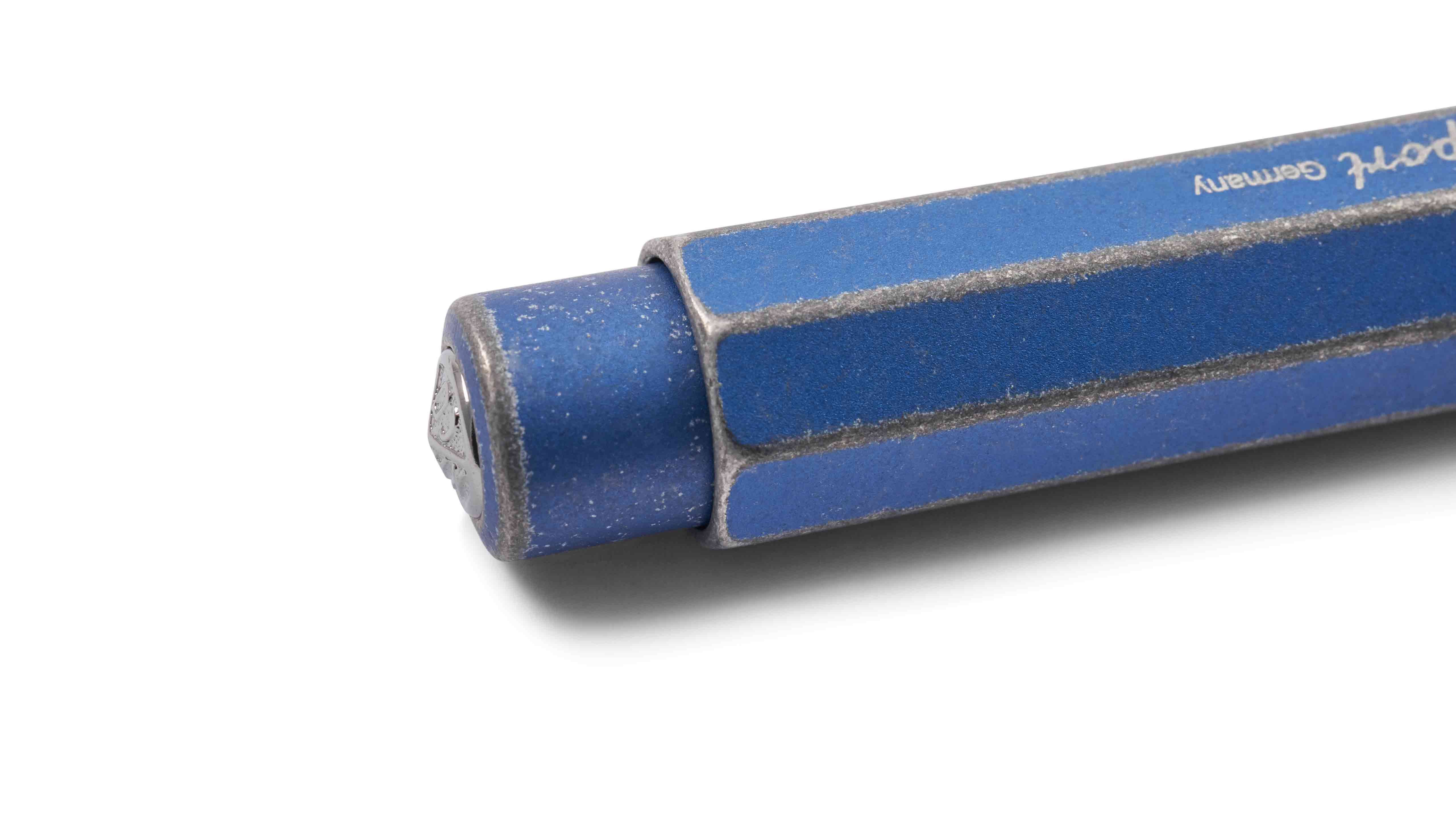 Kaweco Kugelschreiber Kaweco AL Sport Stonewashed Kugelschreiber Blau