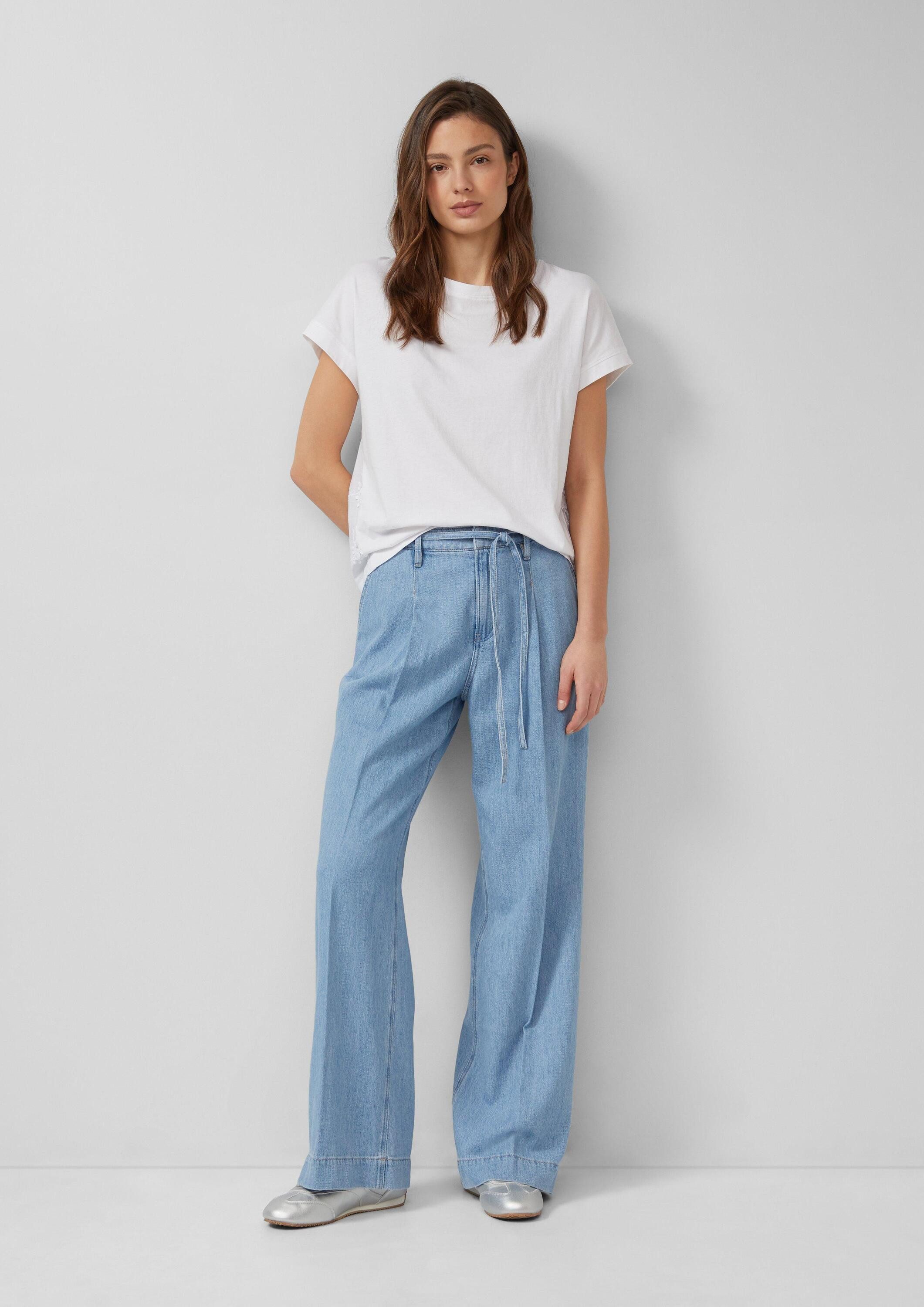 s.Oliver Weite Jeans Jeans-Hose SURI Jeans Suri / Regular Fit / High Rise / günstig online kaufen