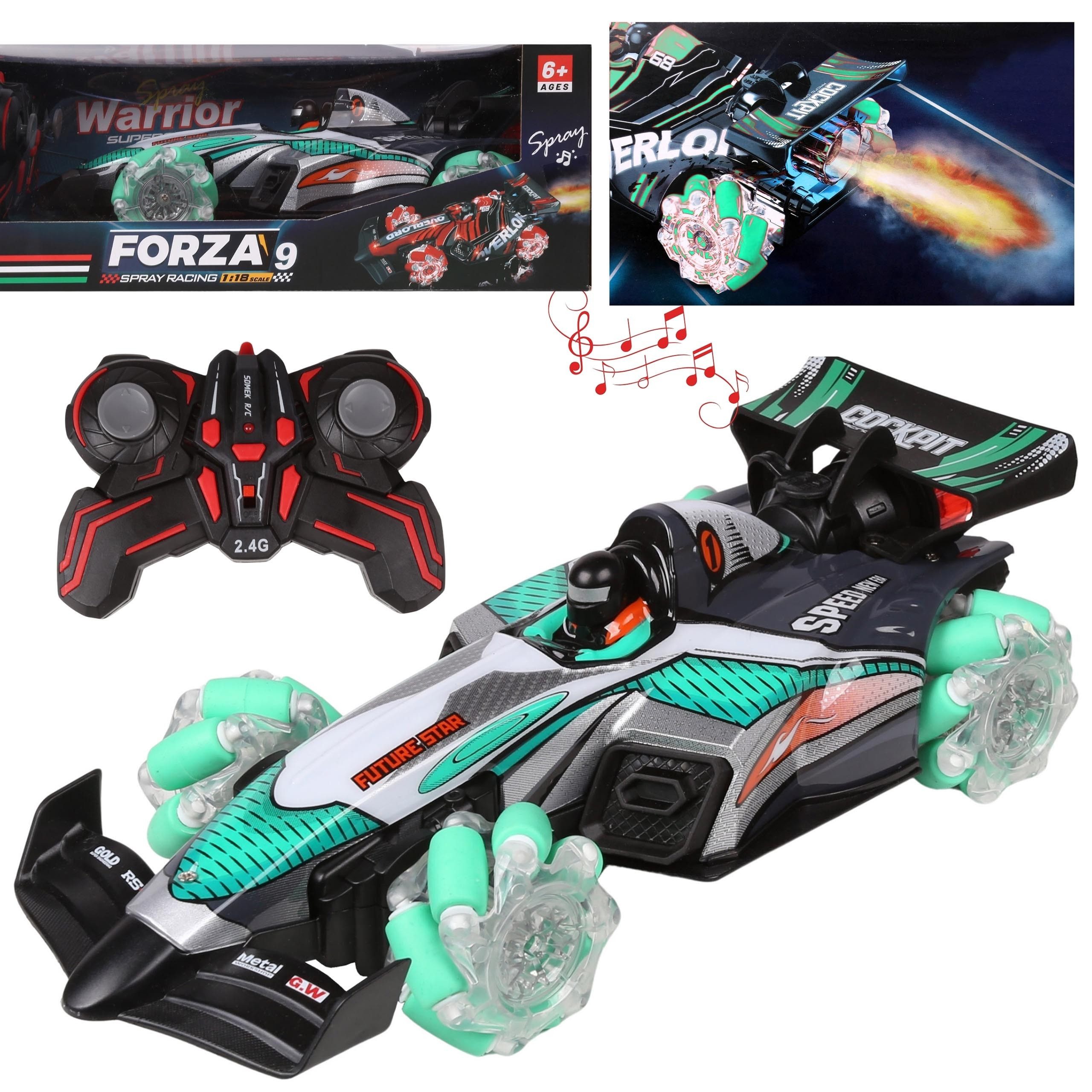 Sarcia.eu Spielzeug-Rennwagen Ferngesteuertes Rennauto, Kinderspielzeug MEGA CREATIVE GRÜN