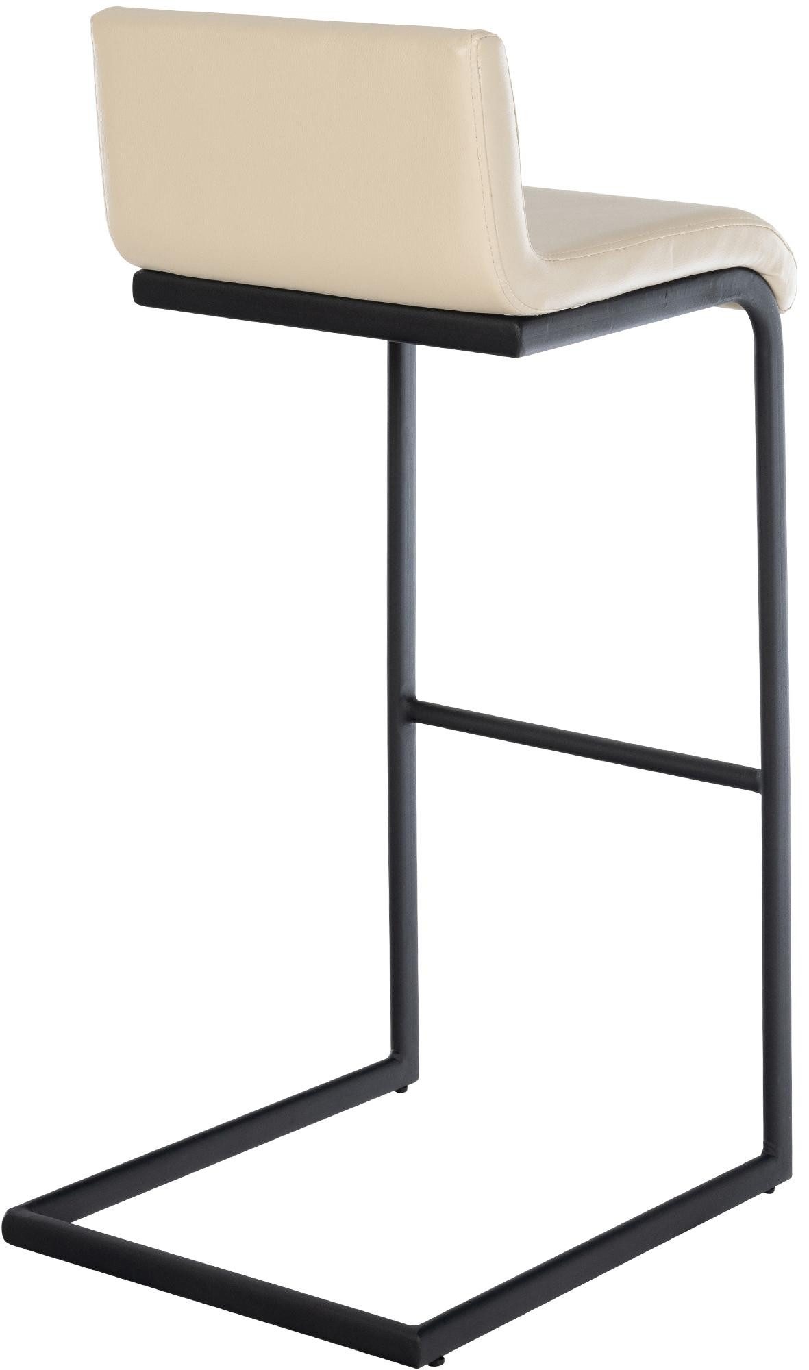 CLP Barhocker Newport, Freischwinger mit Kunstleder oder Stoffbezug