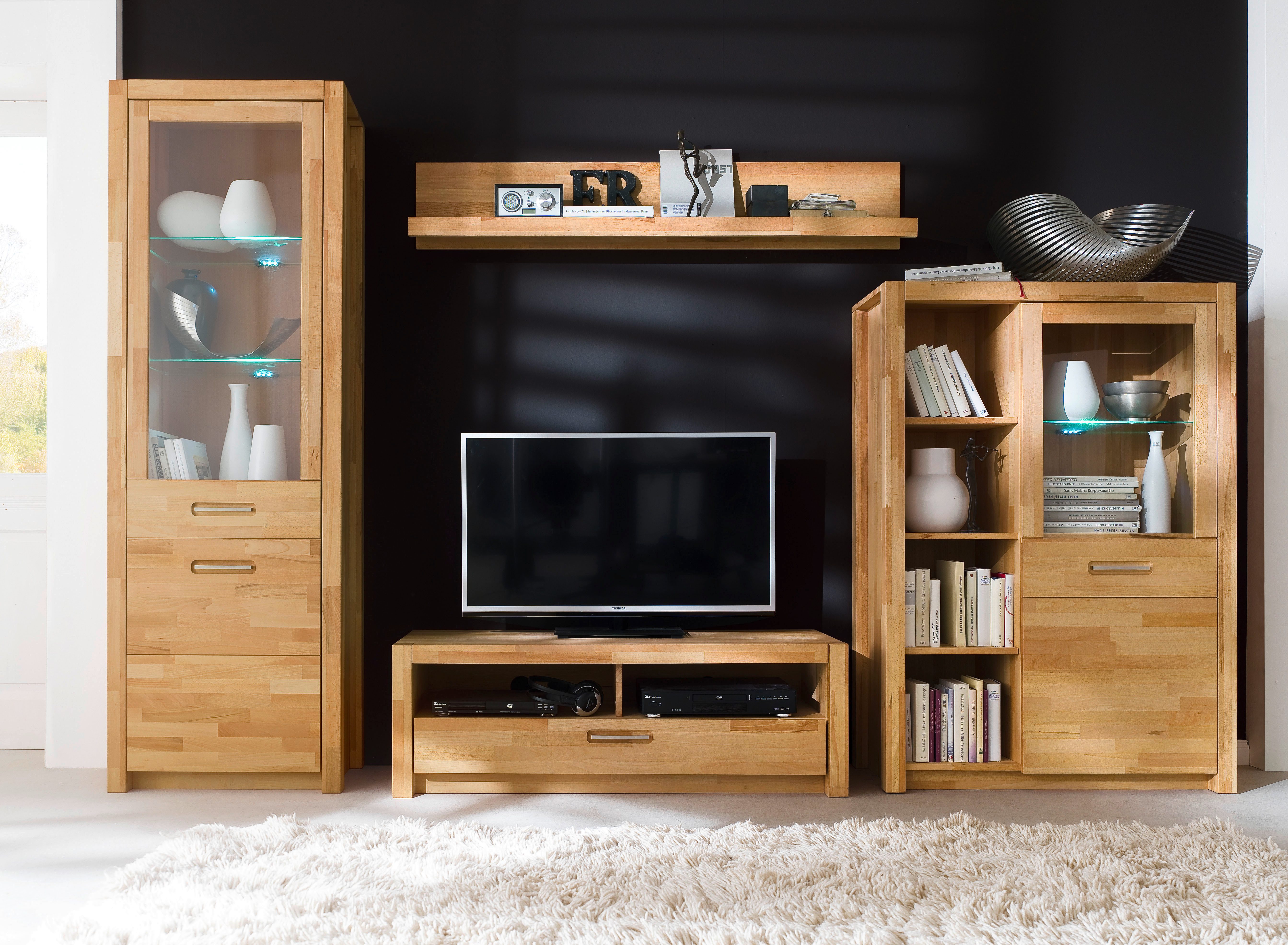 MCA living Vitrine Fenja Standvitrine, Glasvitrine, Stauraumvitrine, Hochsc günstig online kaufen