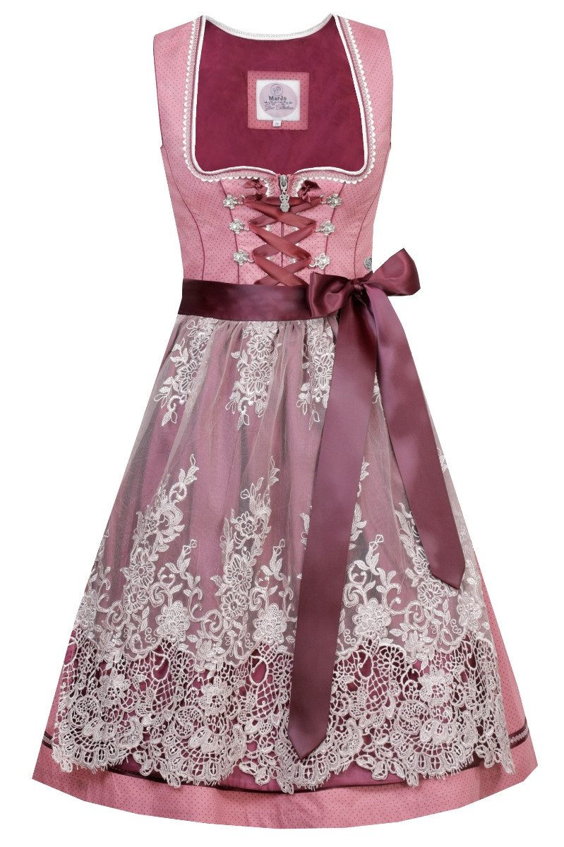 Dirndl Midi Dirndl 2tlg. - LIA - beerenrosa/brombeer/rosé