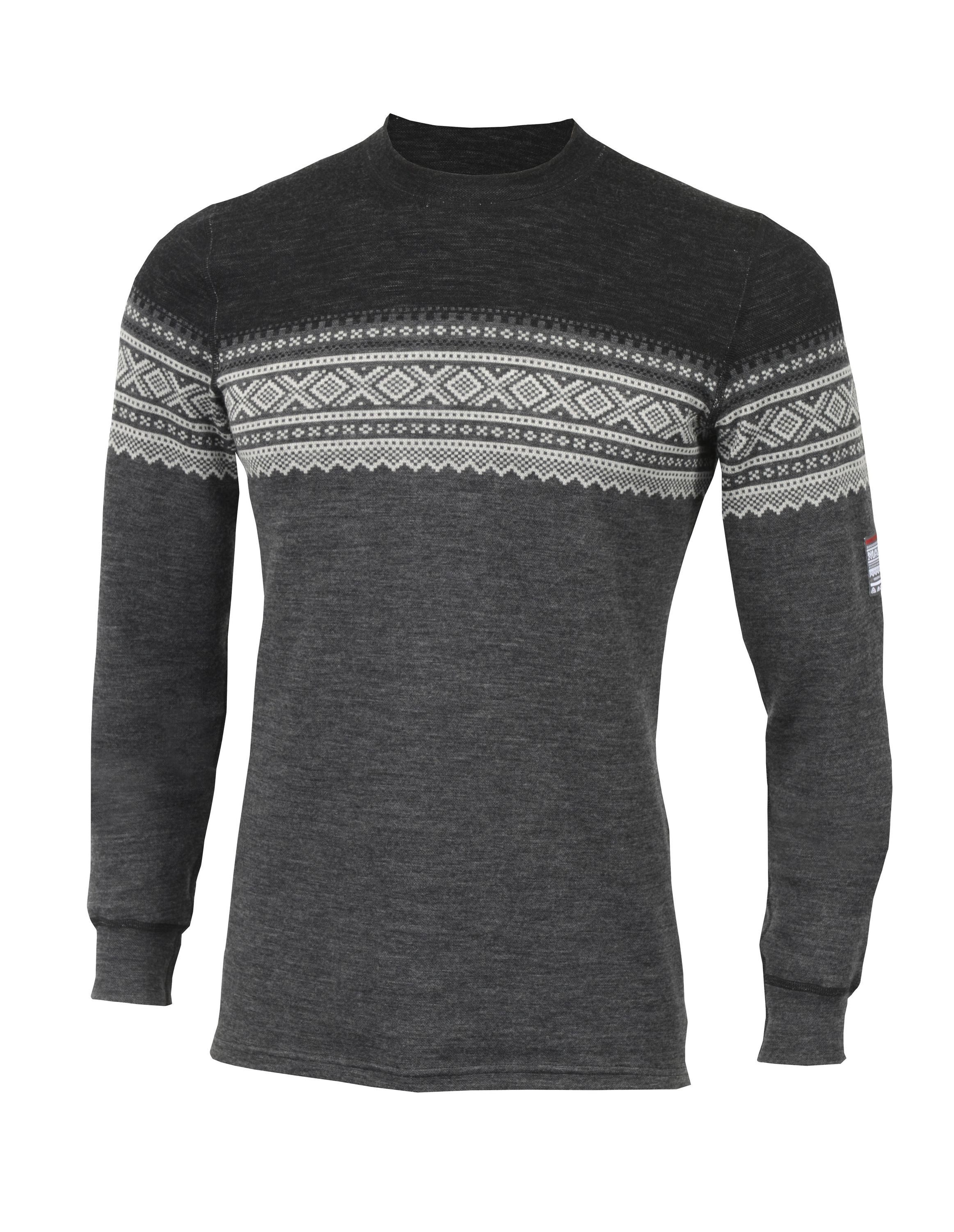 Aclima Strickfleece-Pullover DesignWool Marius Crewneck - Pullover aus Merinowolle für Herren