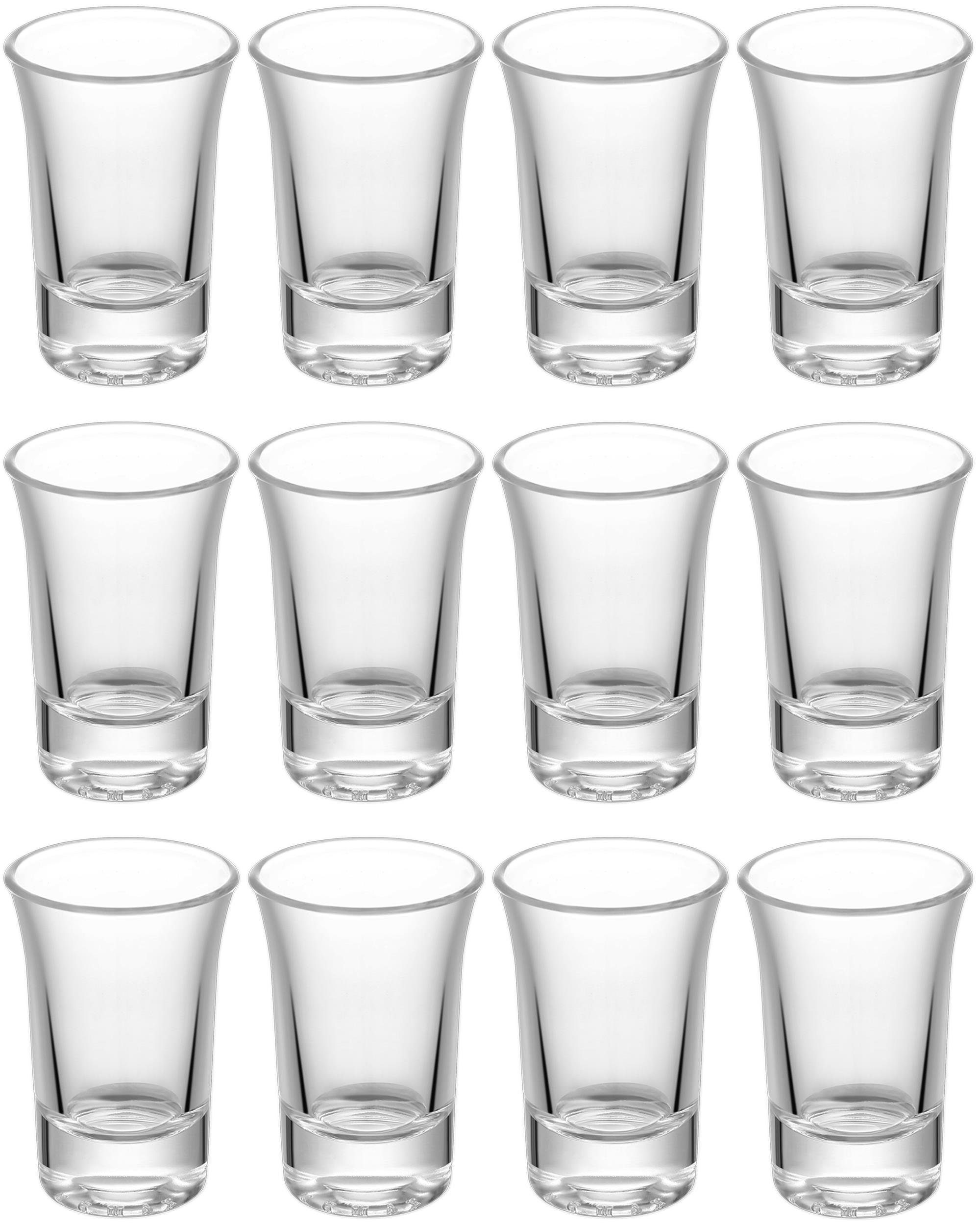 Schnapsglas Schnapsgläser Schnaps Stamper Kurze Glas mit Henkel 2cl 12,24,48 Stk 