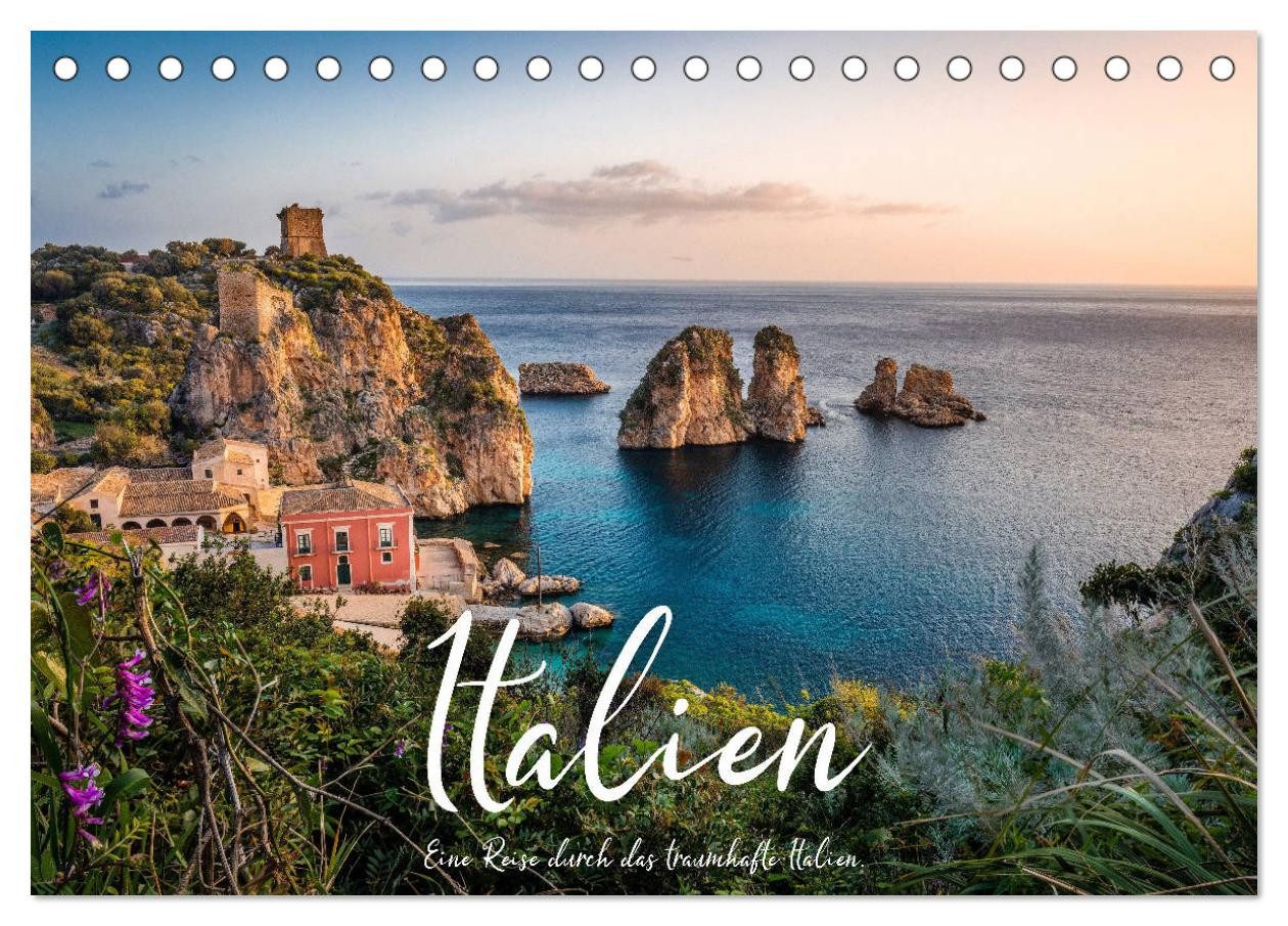 CALVENDO Wandkalender Italien - Eine Reise durch das traumhafte Italien. (Tischkalender 2026