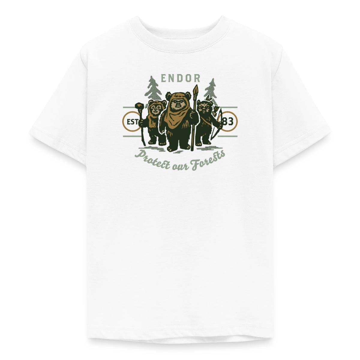 T-Shirt Star Wars Endor Protect Our Forests Teenager T-Shirt