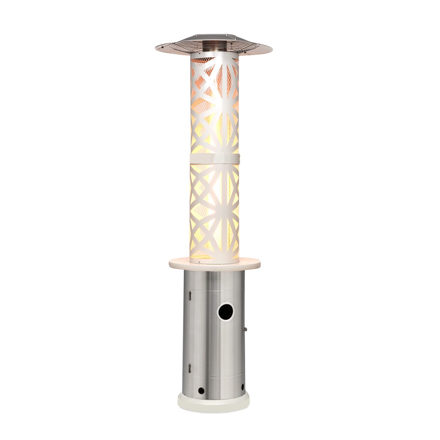 blumfeldt Terrassenstrahler Goldflame Style, elektrische Gasheizgerät terra günstig online kaufen