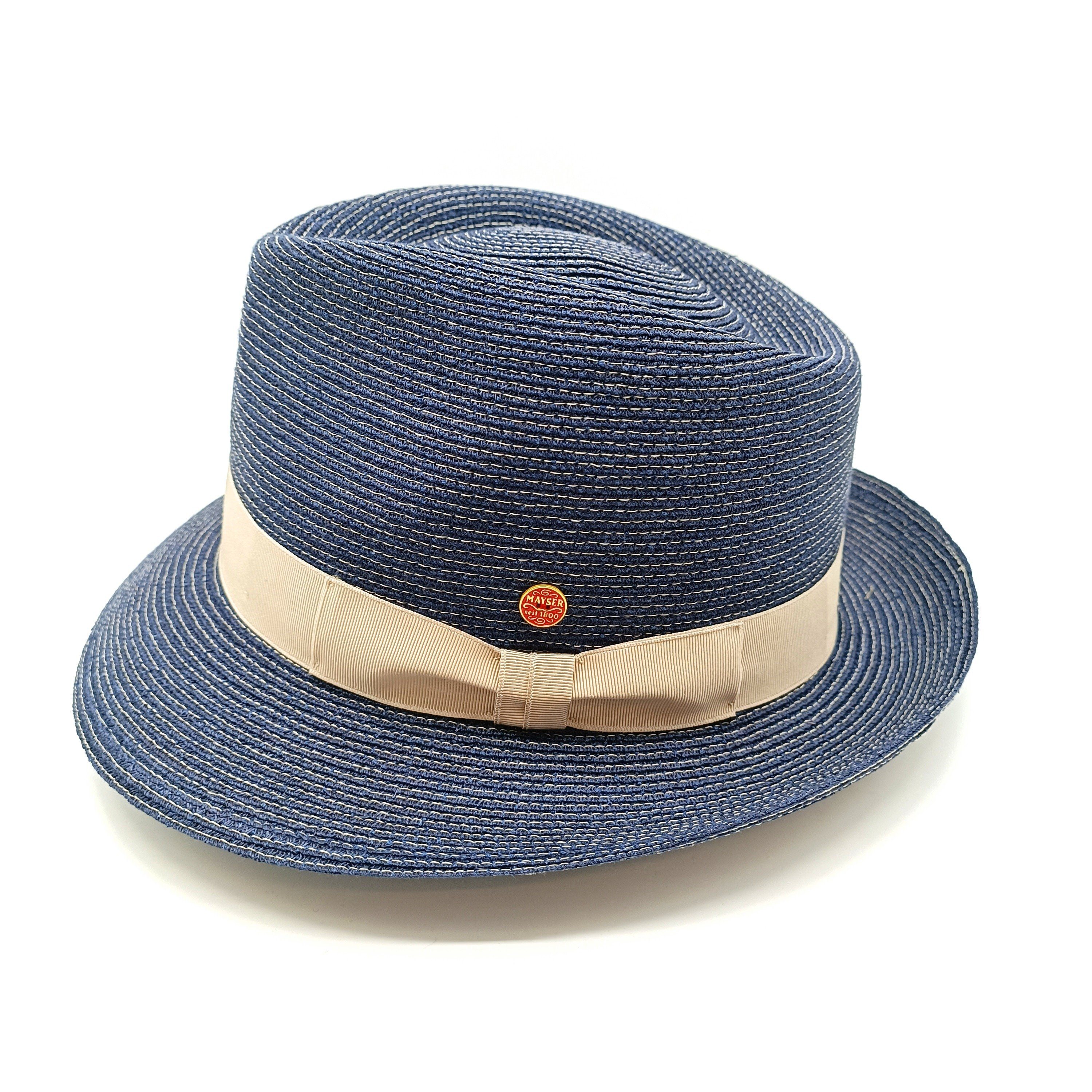 Mayser Strohhut Maleo Fedora schwalbe