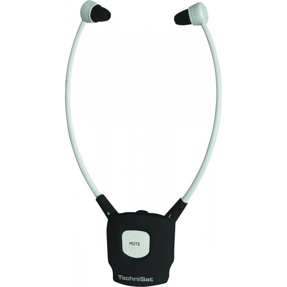 TechniSat 1001/9130 Stereoman ISI 3 - In-Ear-Kopfhörer - schwarz Kopfhörer (Kabelloser Kinnbügel-Kopfhörer mit Funk-Übertragung, kabellos, Kabelloser Kinnbügel-Kopfhörer)