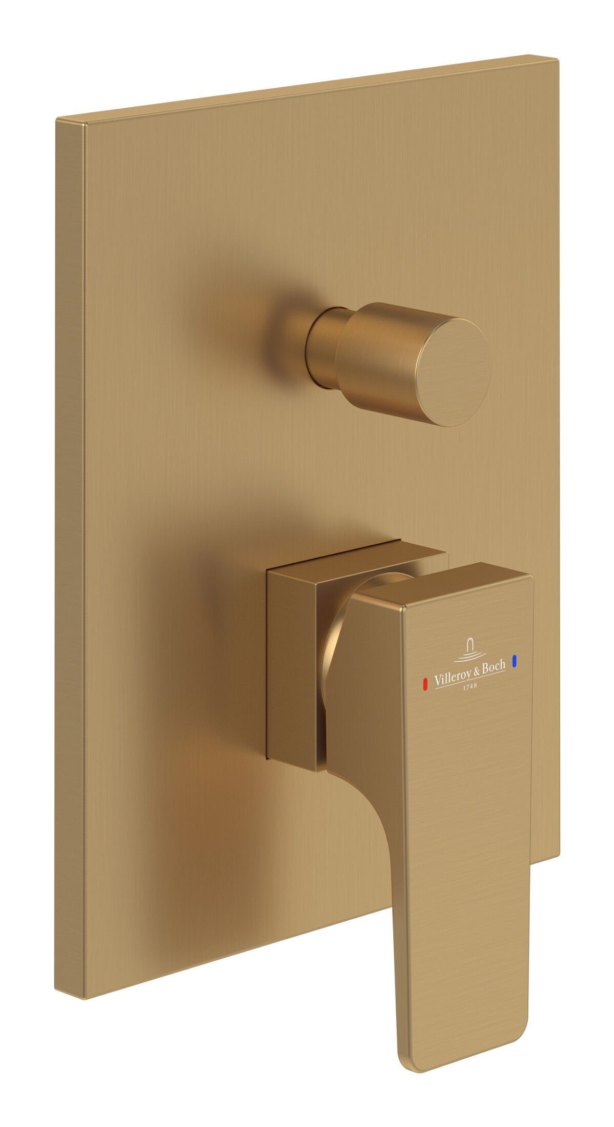 Villeroy & Boch Unterputzarmatur Architectura Square Unterputz-Armatur, mit Umsteller, Wandmontage
