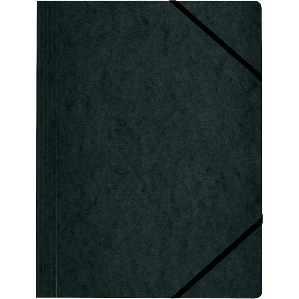 Herlitz Fächermappe 5 Eckspanner easy orga DIN A4 schwarz