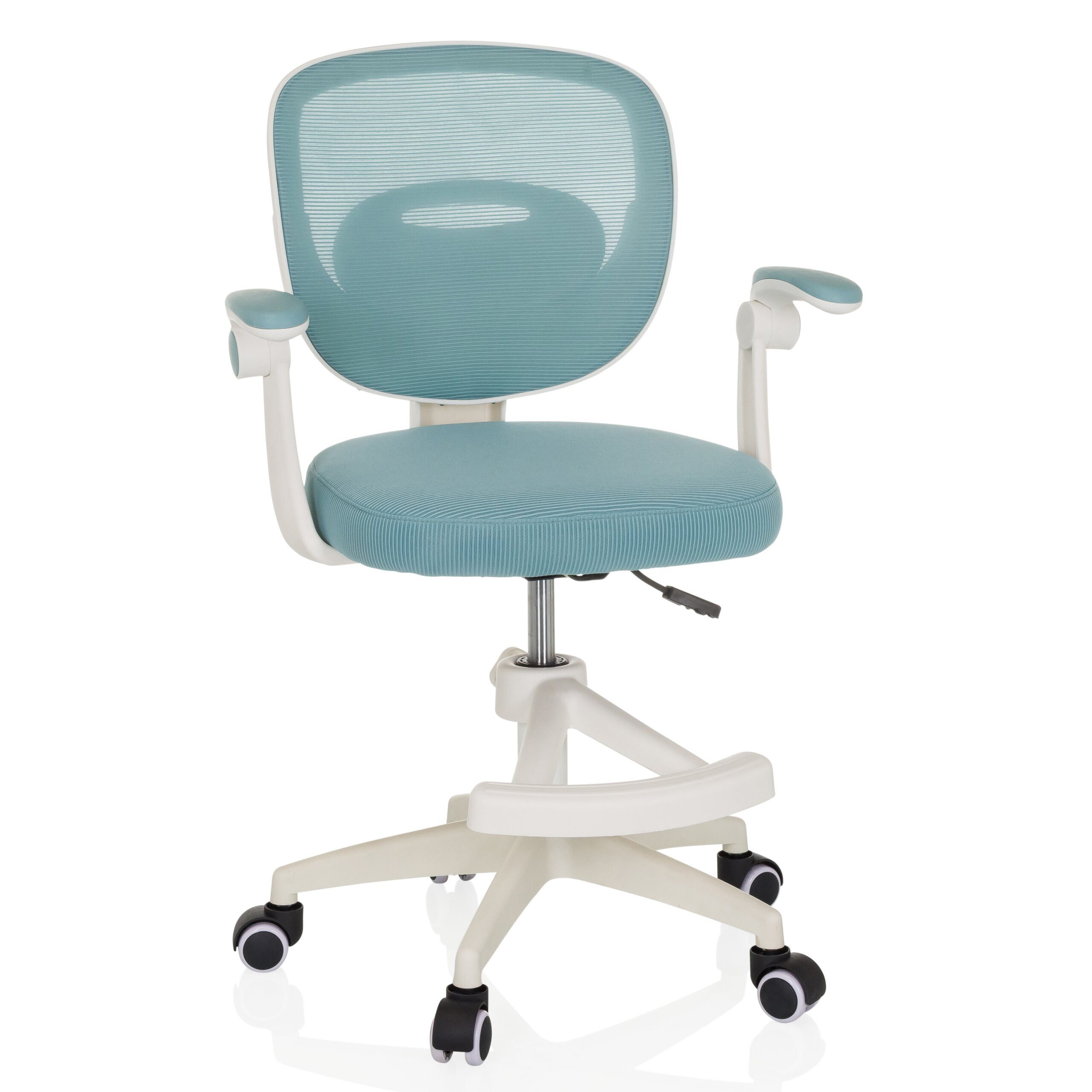 hjh OFFICE Drehstuhl Kinderdrehstuhl Kiddy Smart Stoff / Netzstoff (1 St), Kinder Bürostuhl mitwachsend, ergonomisch