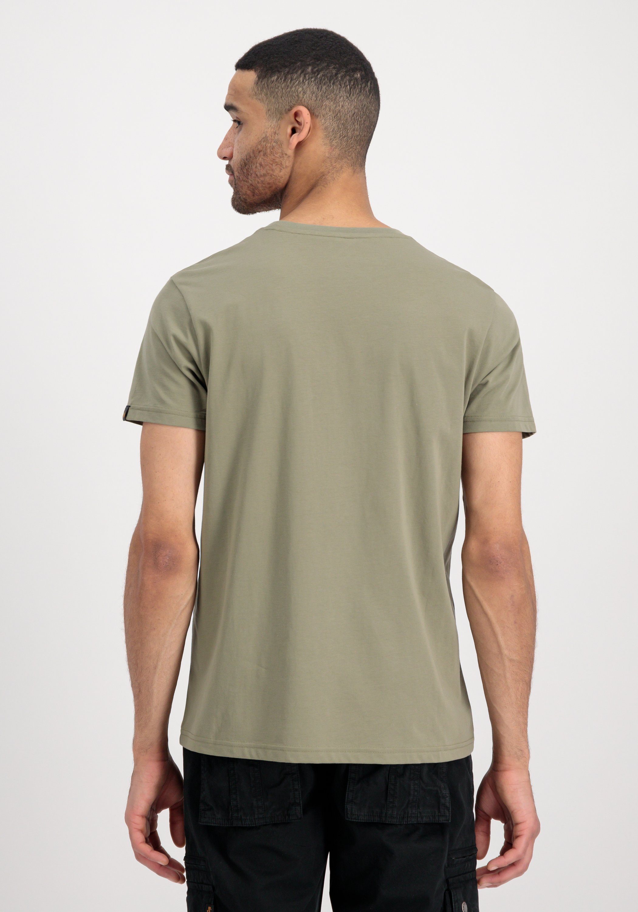 Alpha Industries T-Shirt Basic T 2 Pack, Alpha Industries Siebdruck auf der  Brust