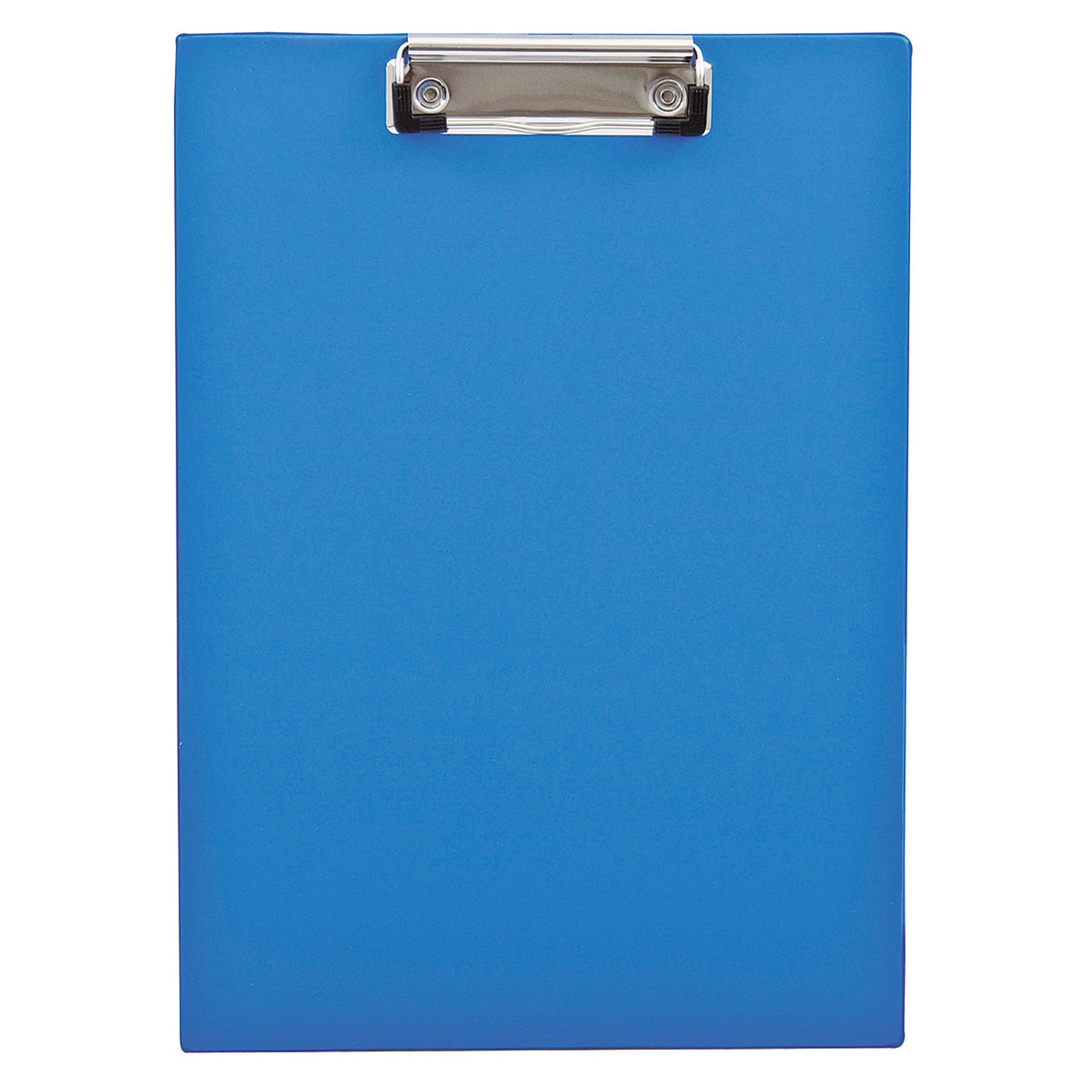 Schreibmappe Klemmbrett 23,6x32,1cm Klemme silber Polypropylen blau