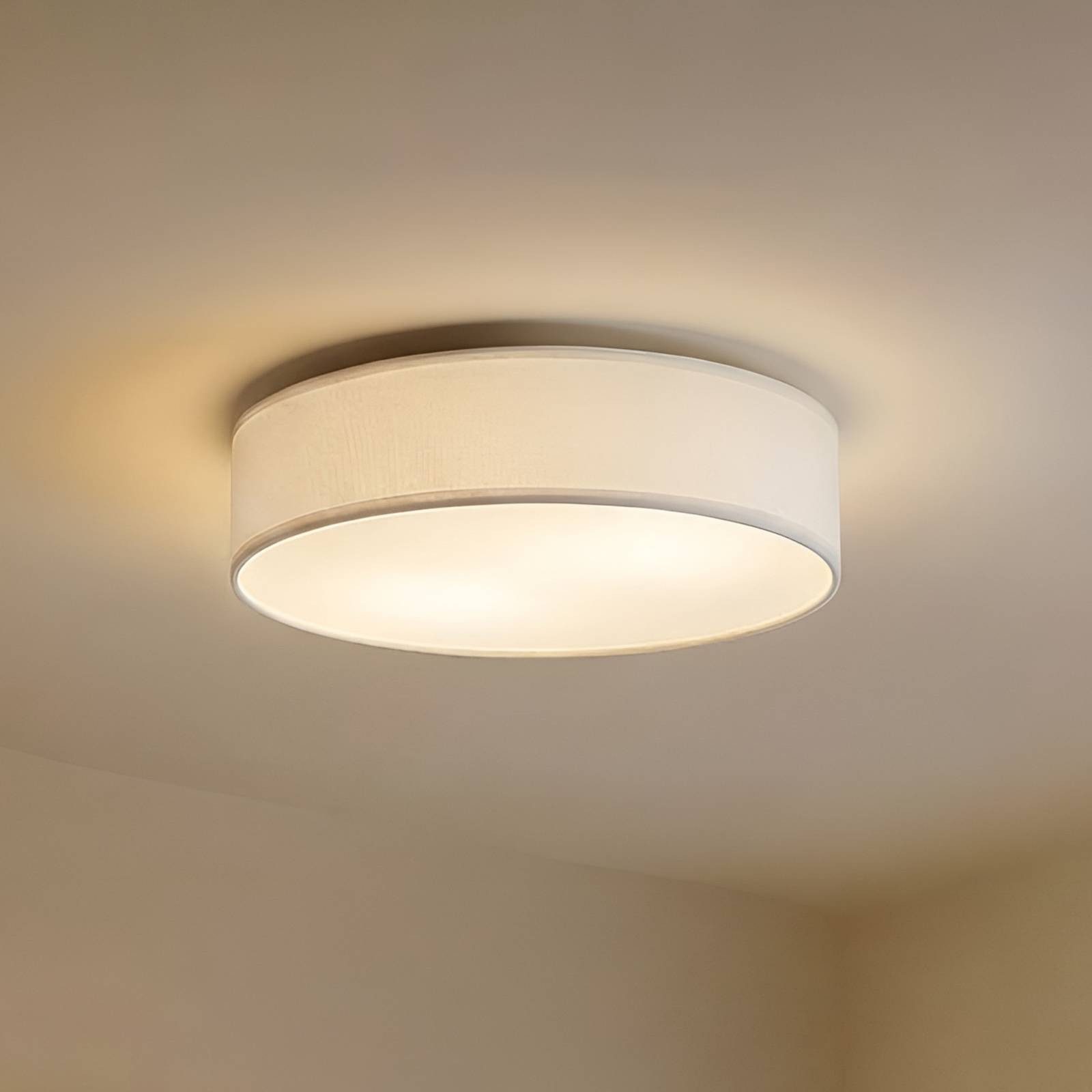 Lindby Deckenleuchten Sebatin, Weiß IP20, 3 x 15 W LED
