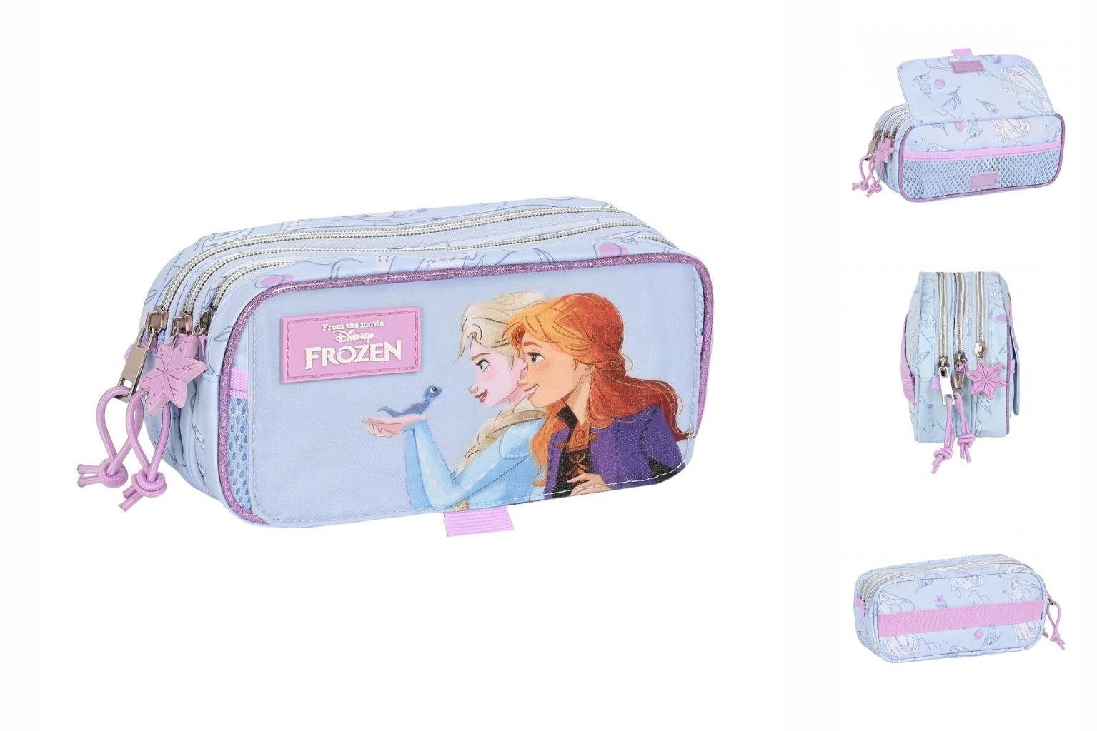 Frozen Federtasche Dreifaches Mehrzweck-Etui Frozen Believe 21,5 x 10 x 8 cm Lila