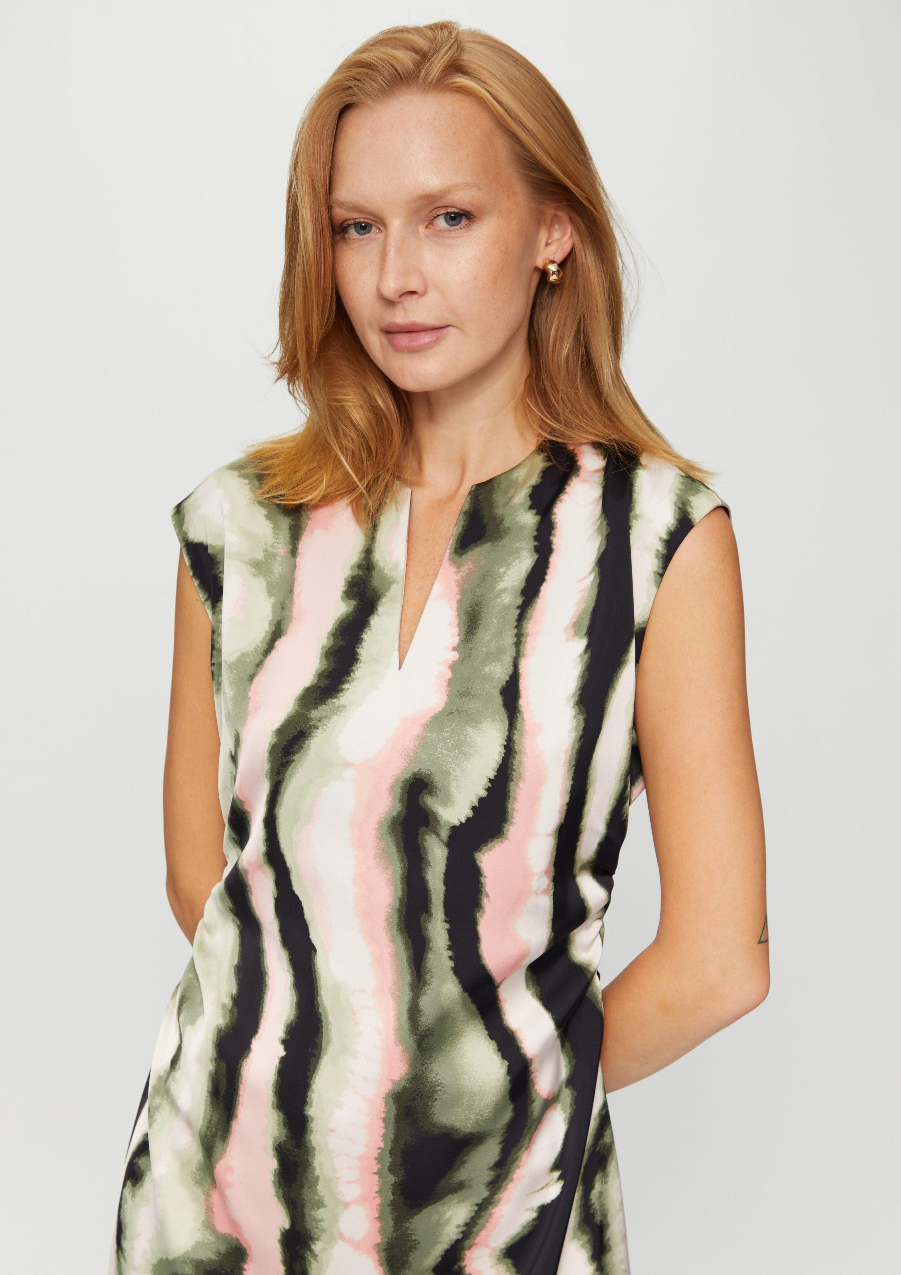 s.Oliver BLACK LABEL Maxikleid Midi-Satinkleid mit günstig online kaufen