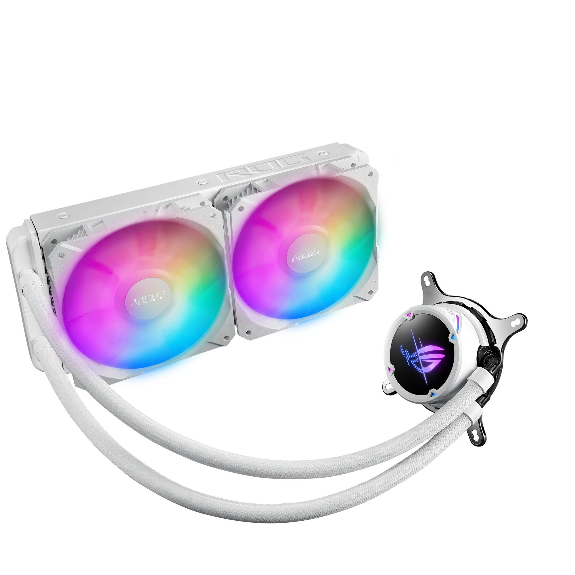 Asus CPU Kühler ROG STRIX LC II 240 ARGB - White Edition - Prozessor-Flüssigkeitskühls