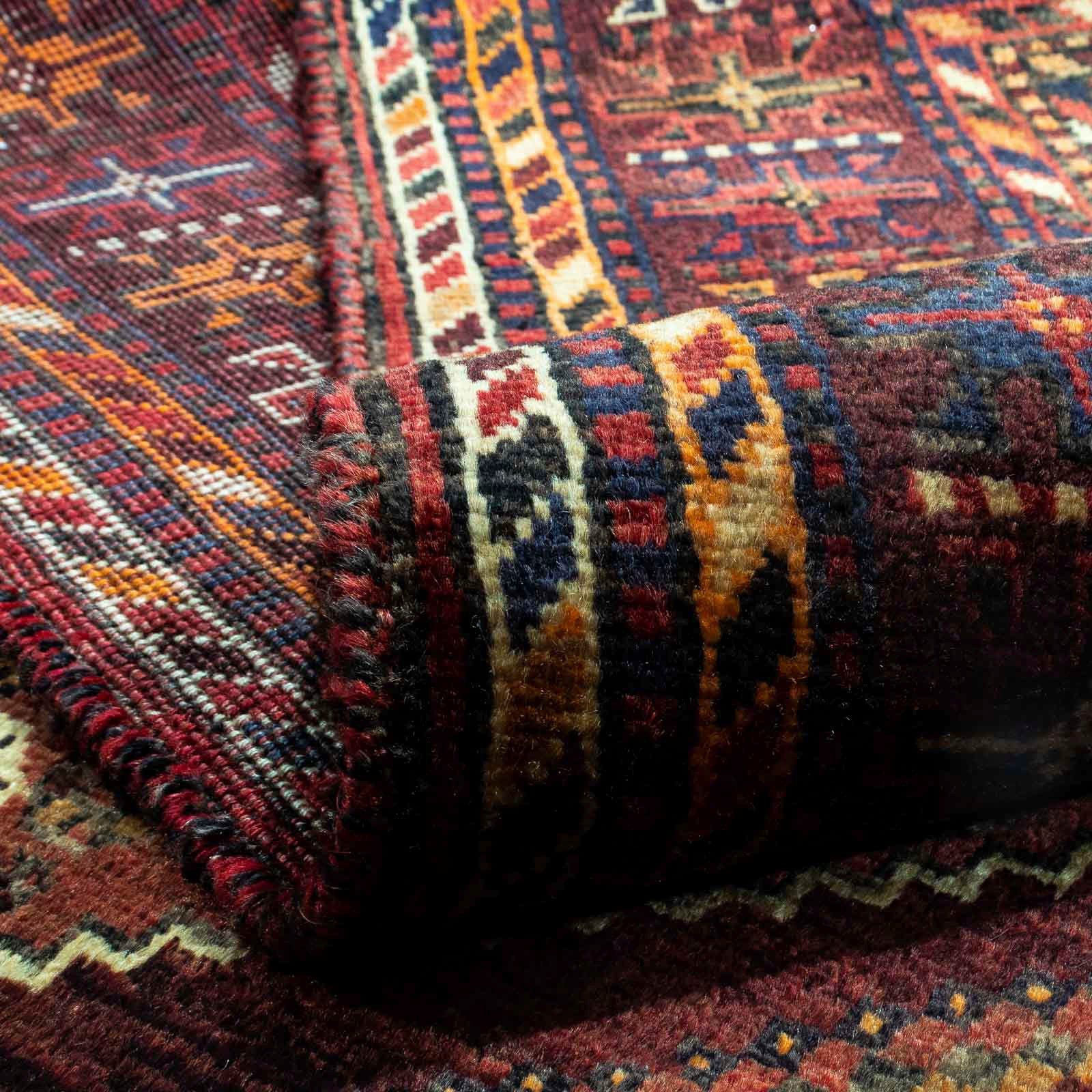 Wollteppich Shiraz 254 cm, morgenland, Höhe: Zertifikat 163 mm, x Medaillon mit Unikat rechteckig, 1
