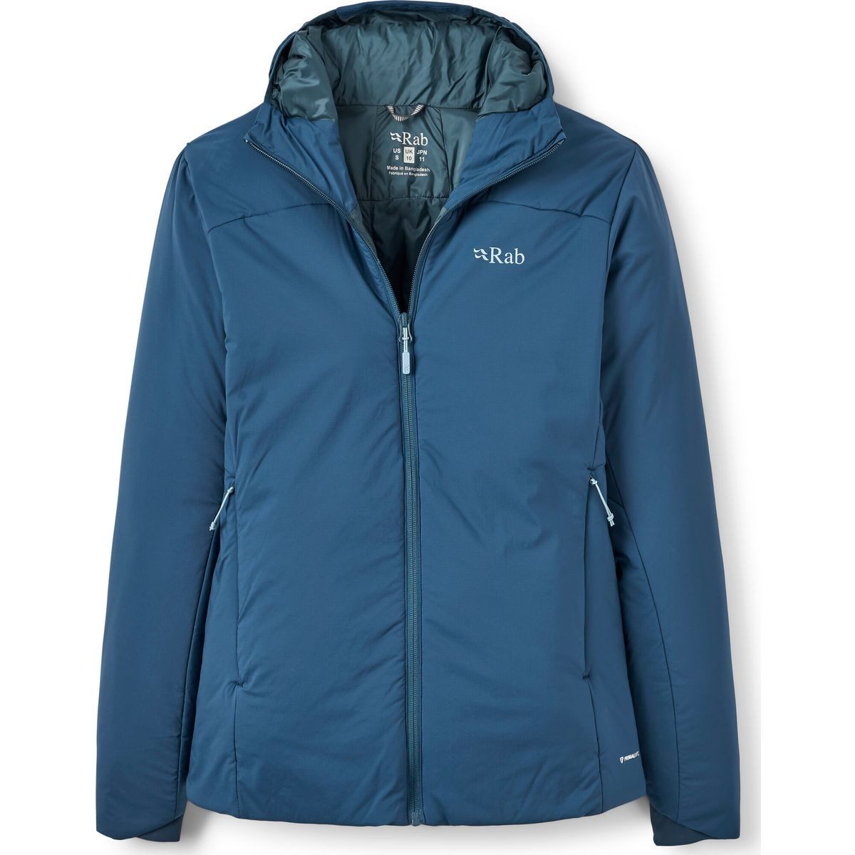 Rab Steppjacke Xenair Alpine Light Jacket Wmns Leichter, isolierter Hoodie mit ausgewogenem