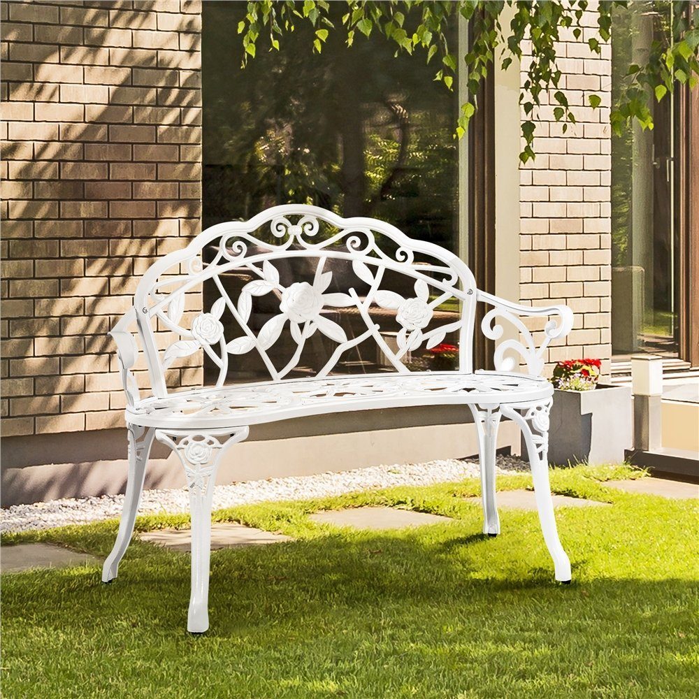 Yaheetech Gartenbank, Metall 2-Sitzer Sitzbank mit günstig online kaufen