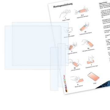 Bruni Schutzfolie für Wacom Bamboo Fun Pen&Touch Small 3.Generation, (2er Set), praktisch unsichtbar