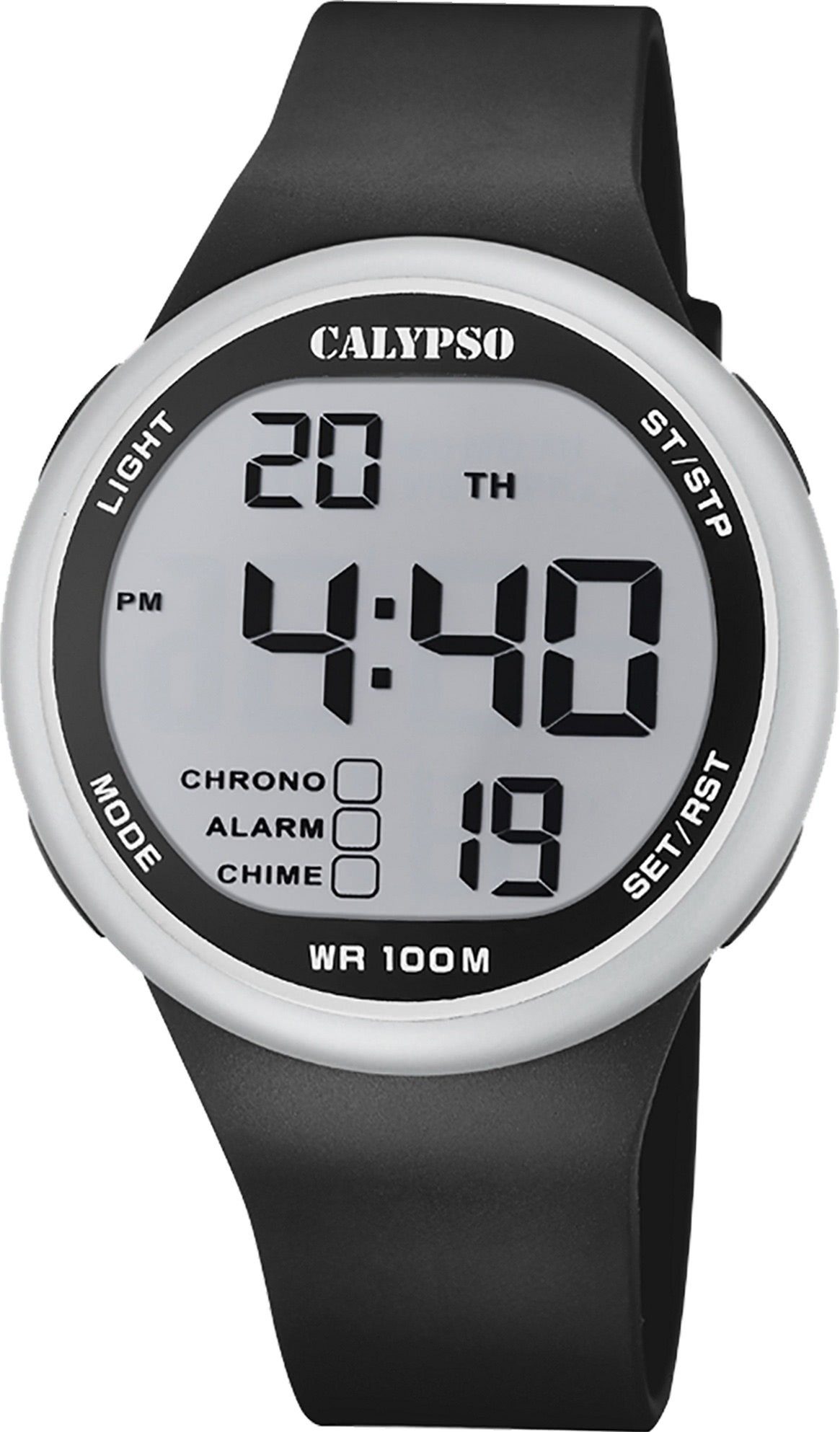 CALYPSO WATCHES Digitaluhr »UK5795/2 Calypso Herren Uhr Digital Sport«,  (Digitaluhr), Herren Armbanduhr rund, Kunststoffarmband schwarz, Sport  online kaufen | OTTO