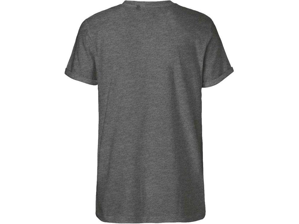 Neutral T-Shirt Neutral Bio-Herren-T-Shirt mit dark heather Roll-Up-Ärmeln