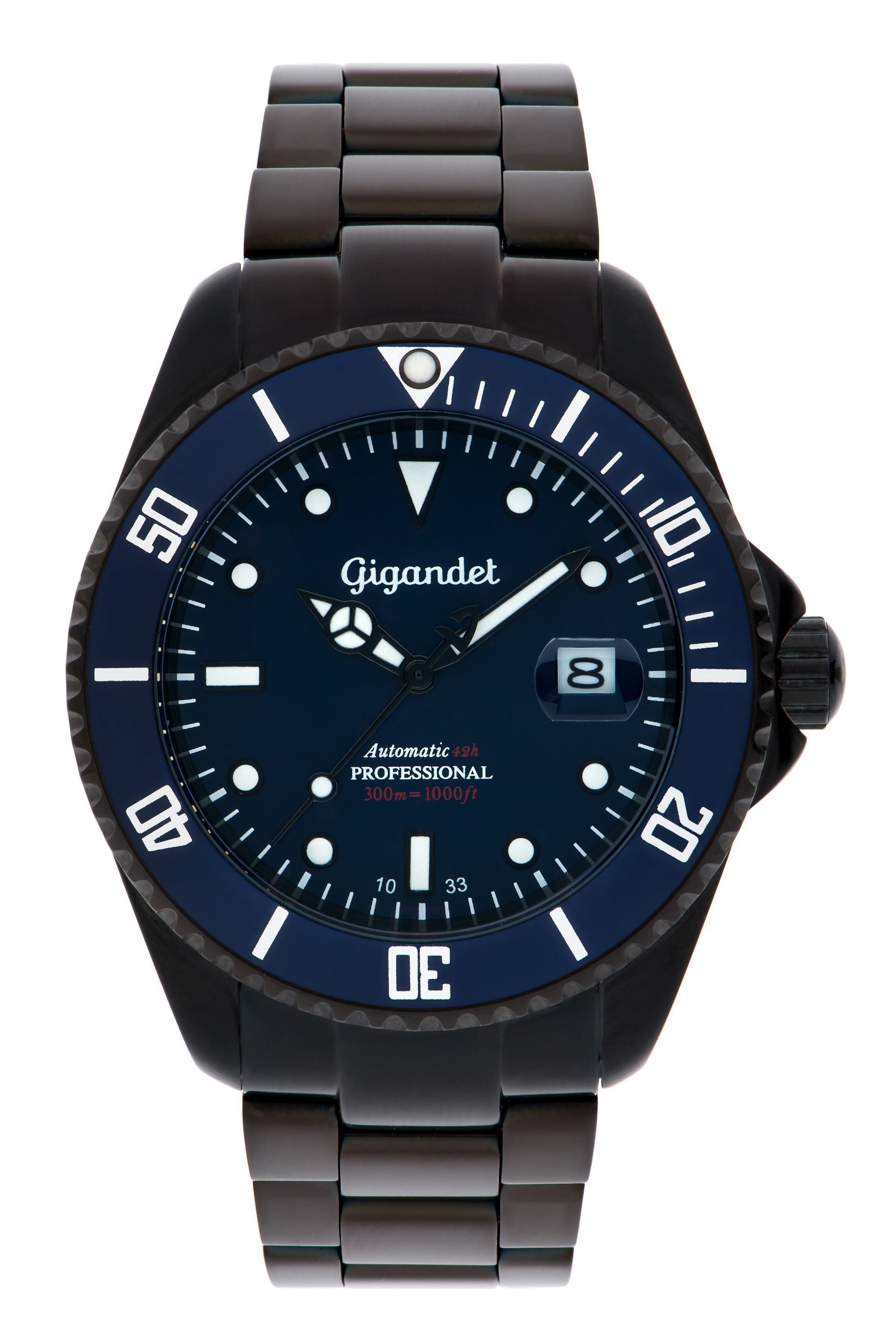 Gigandet Automatikuhr SEA GROUND, Mineralglas, Sekundenstopp, günstig online kaufen