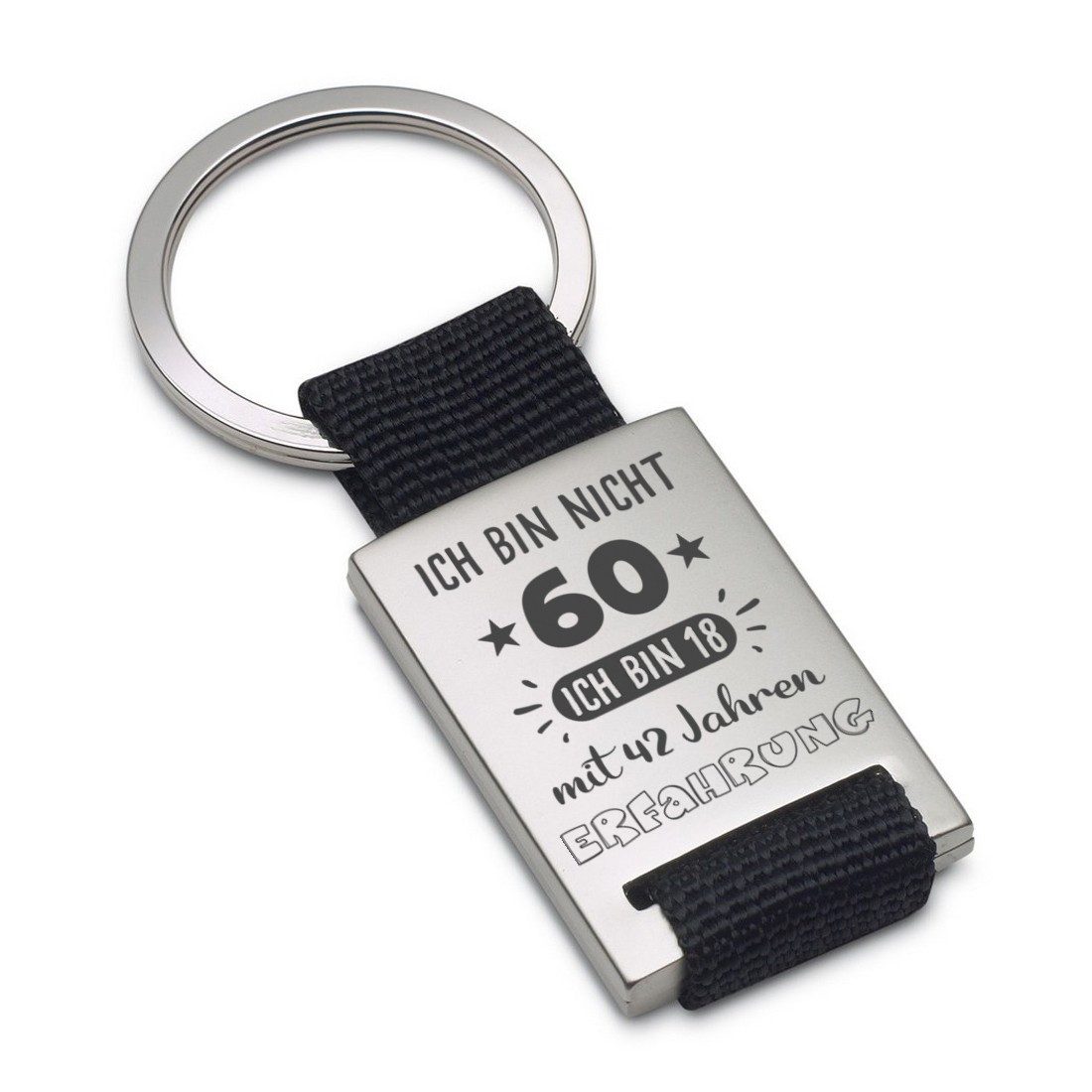 Lieblingsmensch Schlüsselanhänger Ich bin nicht 60 - ein tolles Geschenk &G günstig online kaufen