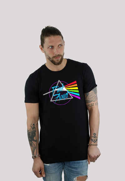 F4NT4STIC T-Shirt Pink Floyd Neon Dark Side Print