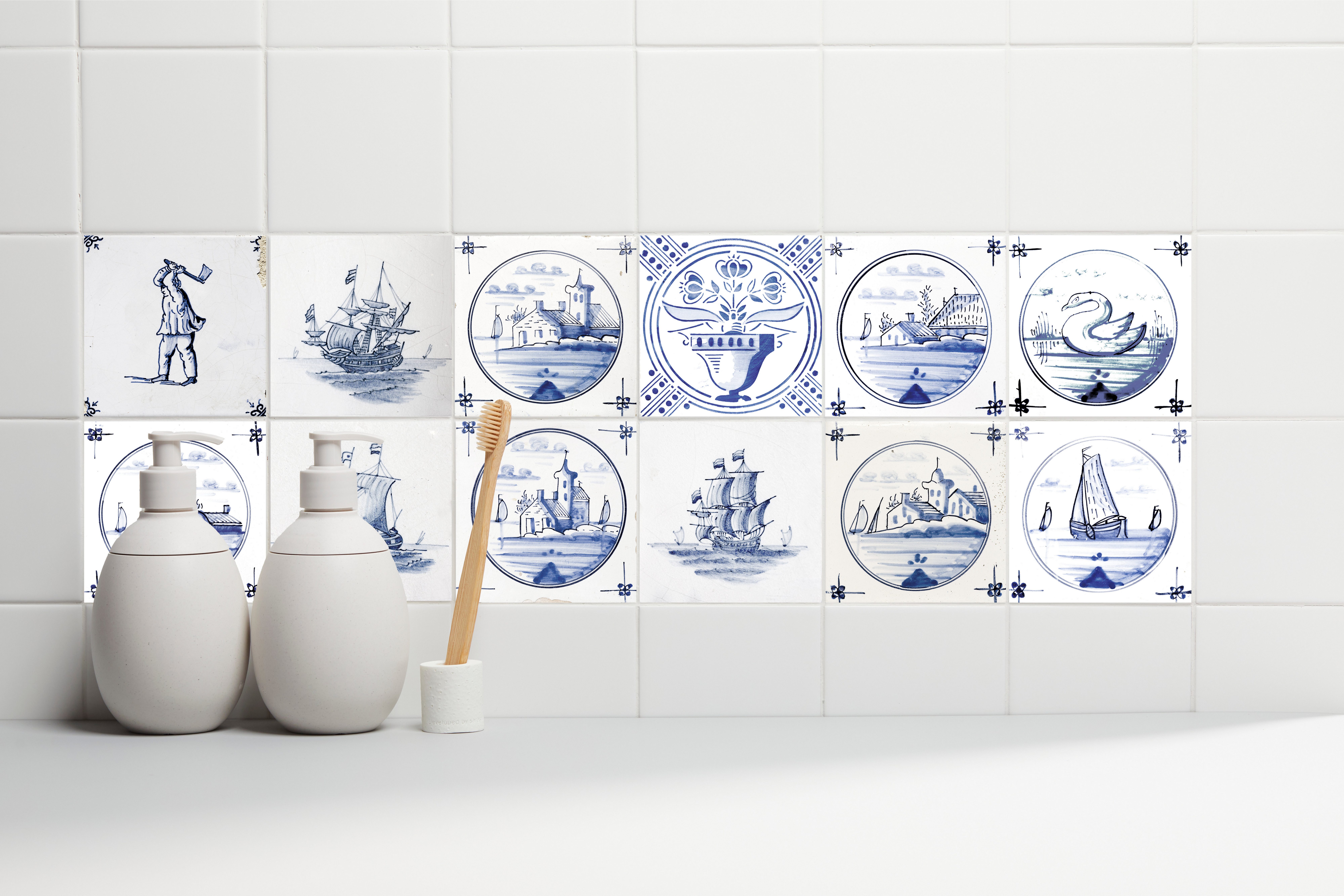 OTTO home Fliesenaufkleber Maritim (12 St), Stickerfliesen, selbstklebend, Sticker, 12er Set – Bild 5 von 5