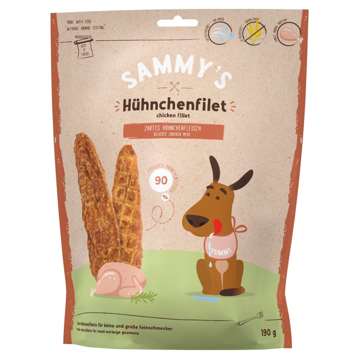 Bosch Petfood Sammys Hühnchenfilet 190 g - 6 Stück, für: Hund