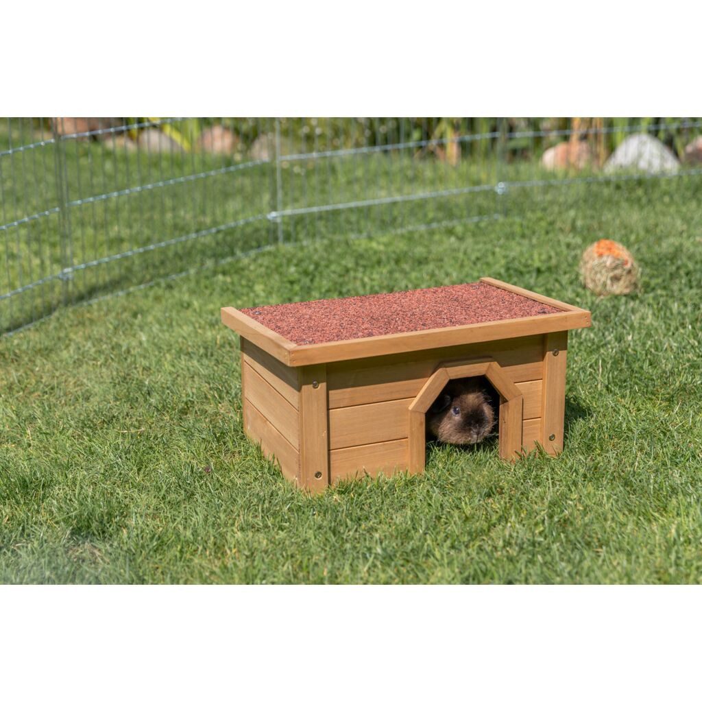 TRIXIE Kleintierstall Kleintierhaus - dunkelbraun - 40 × 20 × 28 cm