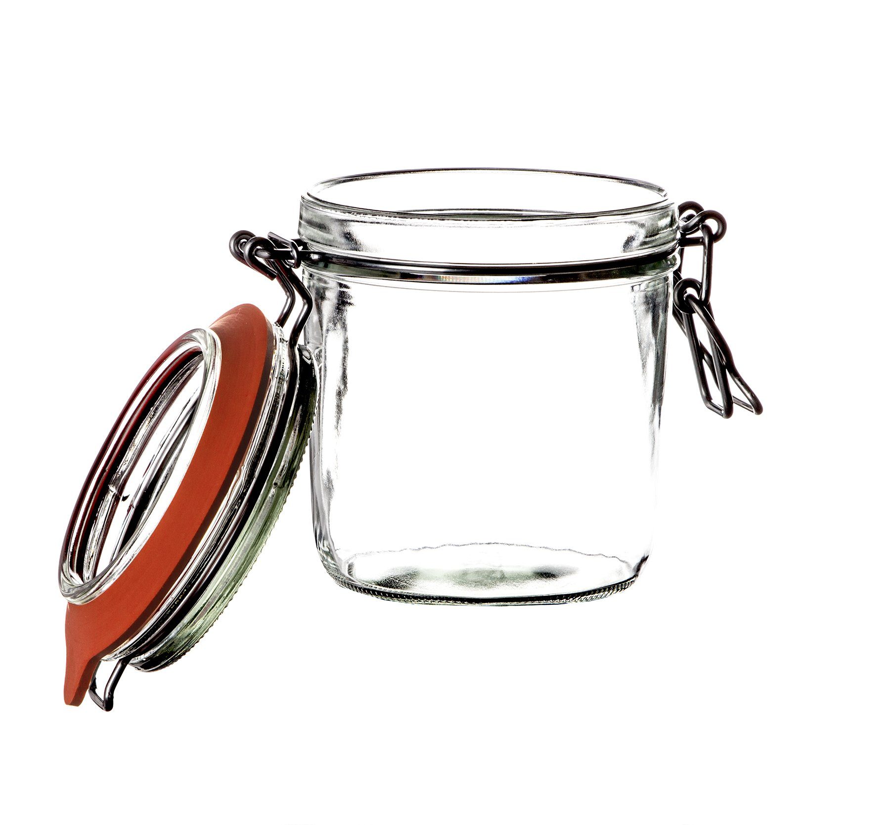 6x Bügelverschluss Einmachgläser Einmachglas (6-tlg) L Vorratsgläser Einkochgläser, 0,5 BigDean