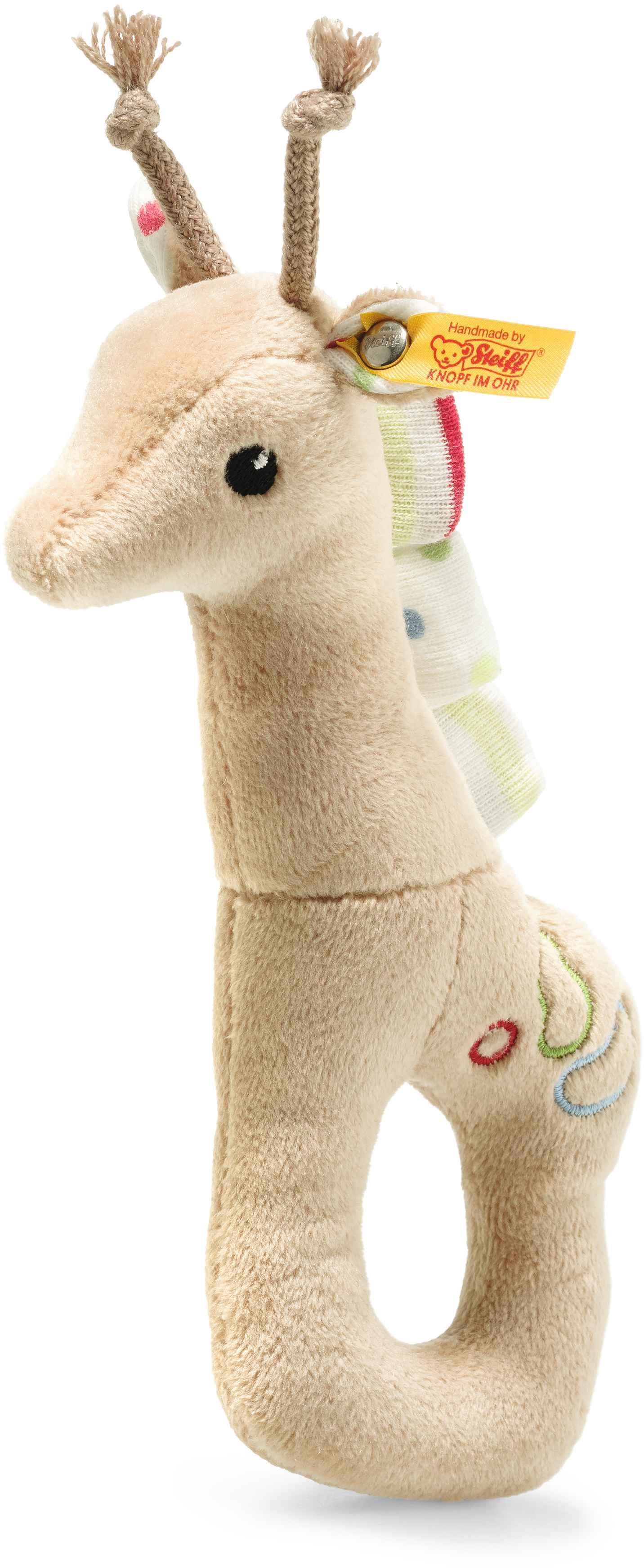 Image of Steiff Kuscheltier-Rassel »Wild Sweeties Tulu Giraffe Greifring mit Rassel und Knisterfolie«