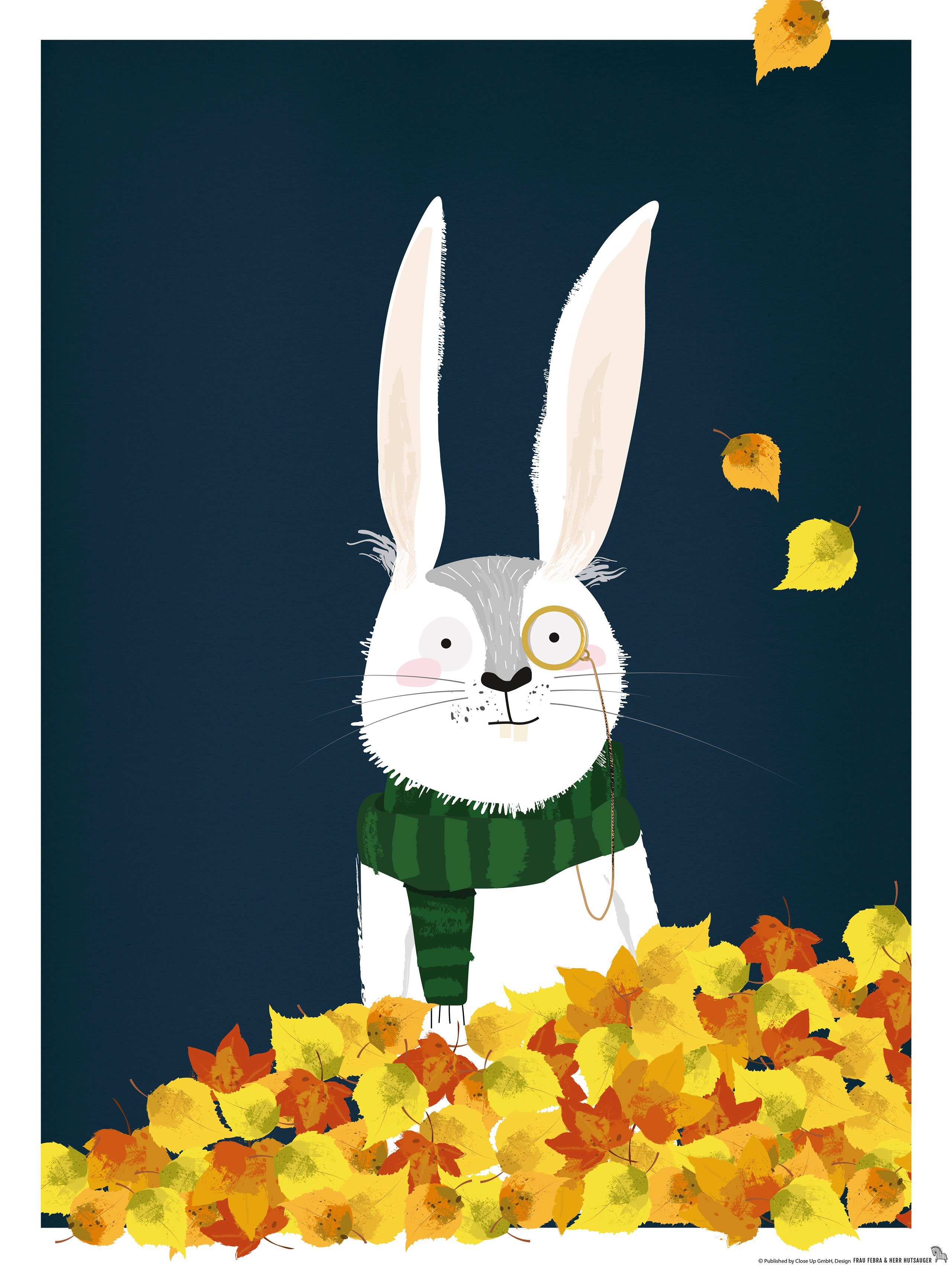 Close Up Poster Kinderzimmer Poster Wald 3er-Set gerahmt schwarz