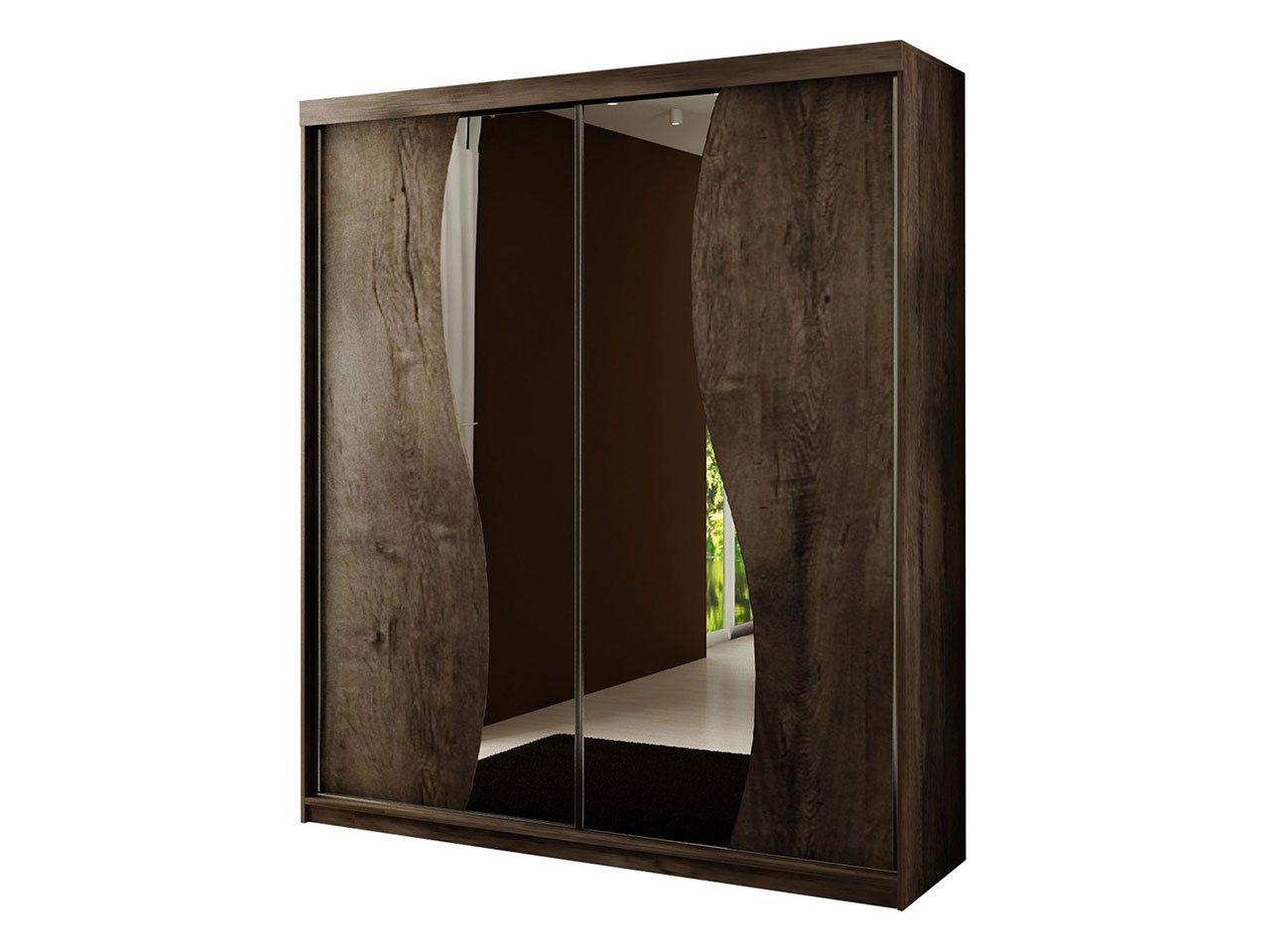 MIRJAN24 Kleiderschrank Top 8/150 (mit 2 Schiebetüren) mit Kleiderstange, E günstig online kaufen