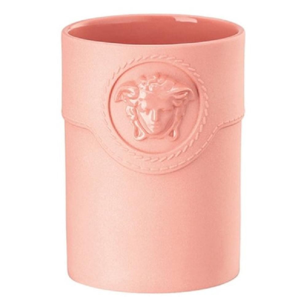Versace Dekovase by Rosenthal Vase Mini La Medusa Pink Zylindrisch (10cm)