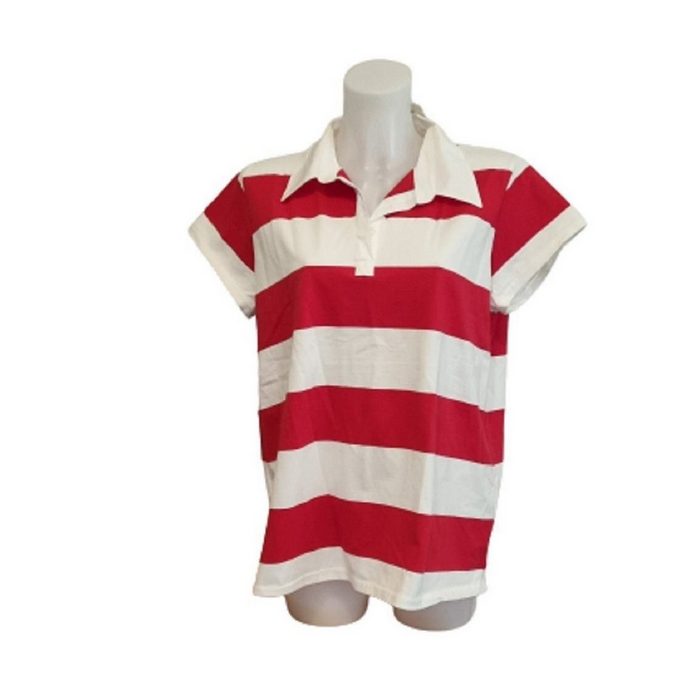 babywalz Poloshirt Poloshirt 22706 babywalz rot-weiß gestreift
