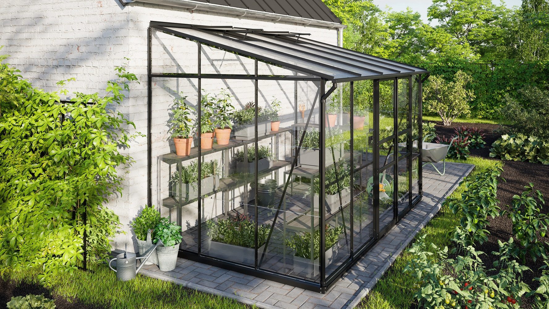 Vitavia Gewächshaus Ida 6500 ESG/HKP Al...