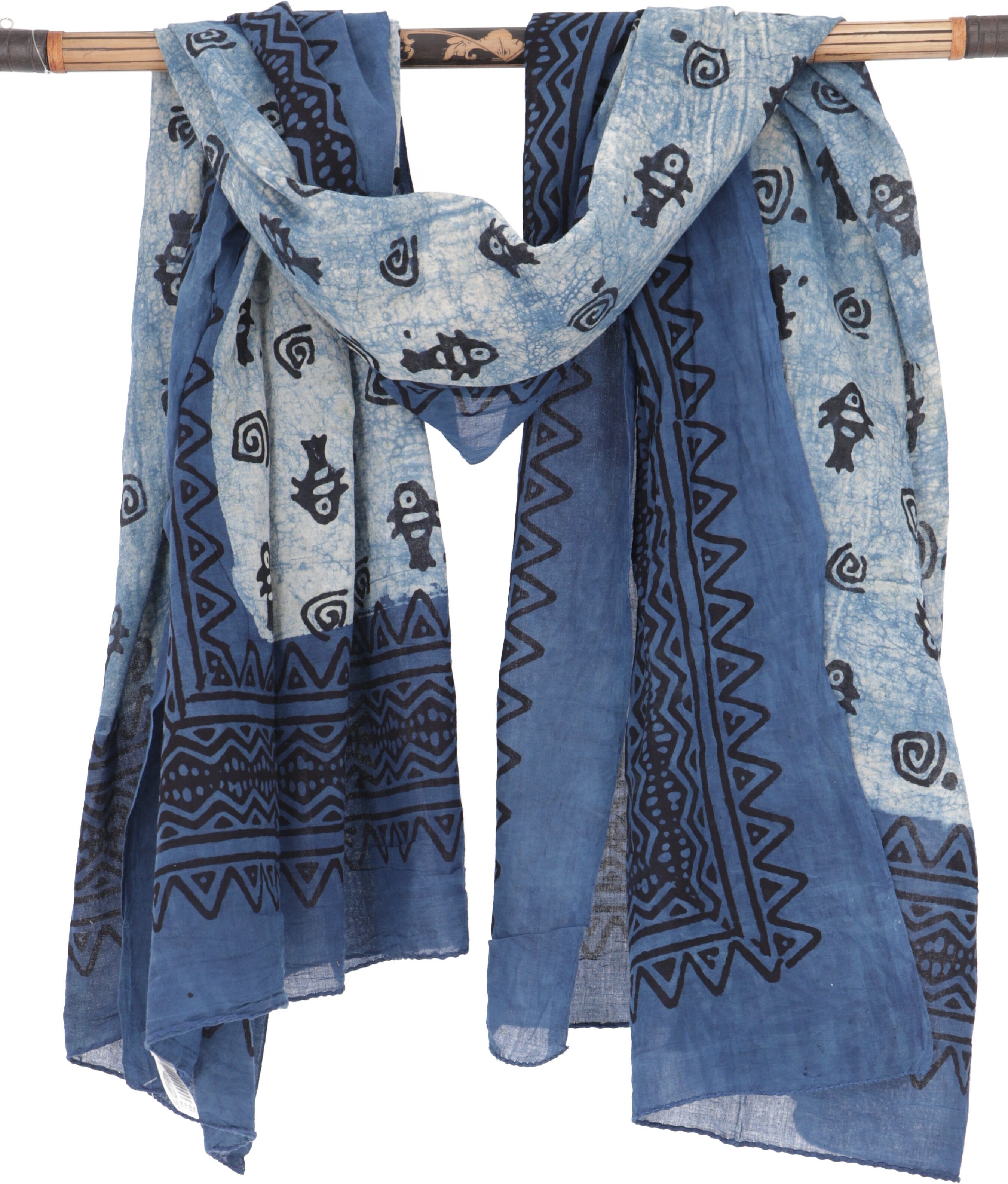 Guru-Shop Sarong Leichter Pareo, Sarong, handbedrucktes..