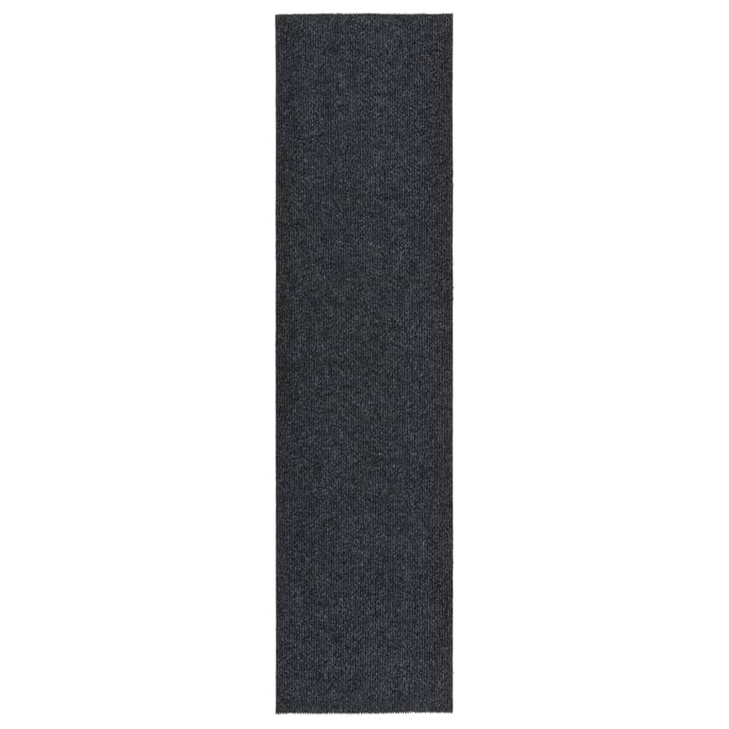 Teppich Schmutzfangläufer 100x400 cm Anthrazit