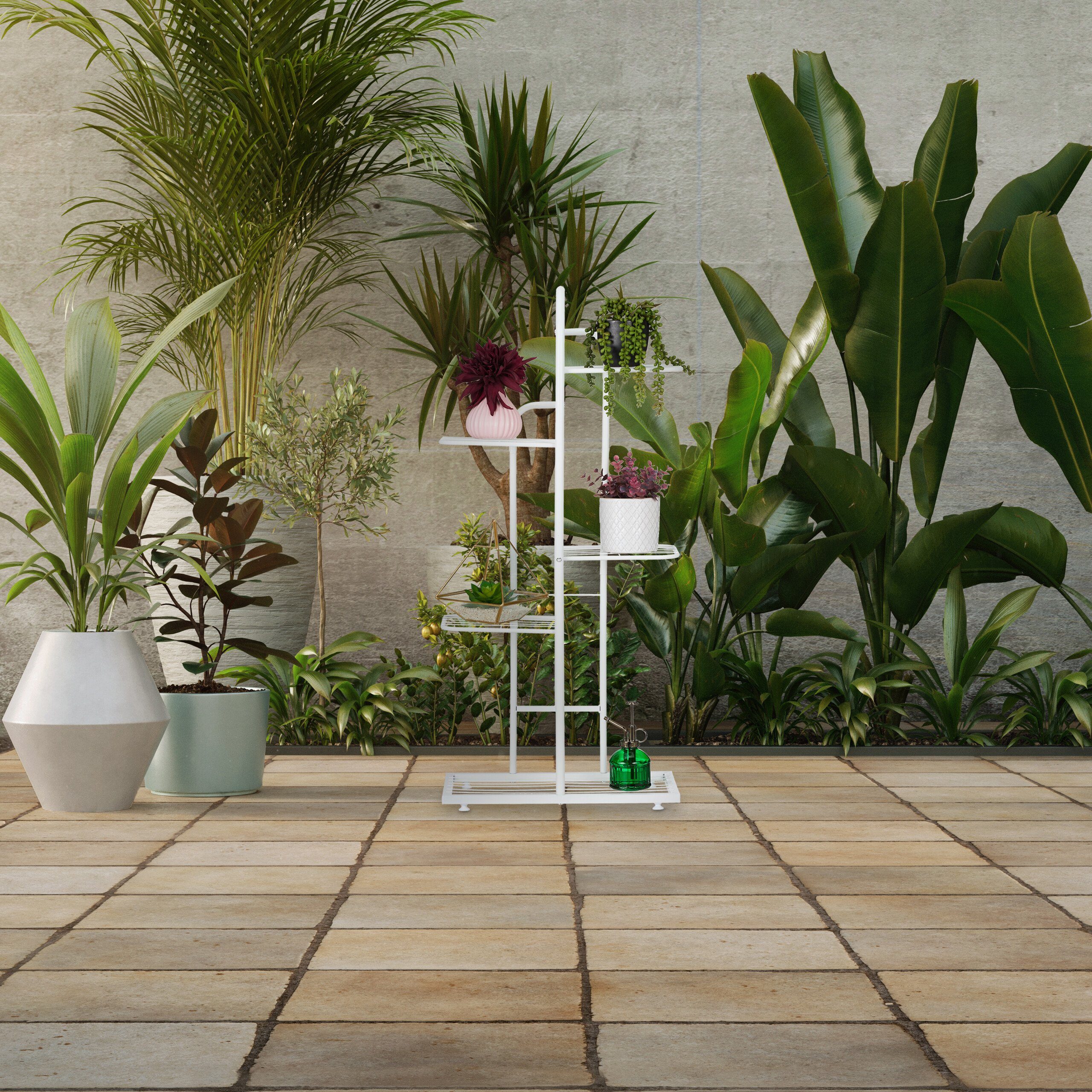 relaxdays Blumenständer Pflanzenständer 5 Ebenen günstig online kaufen